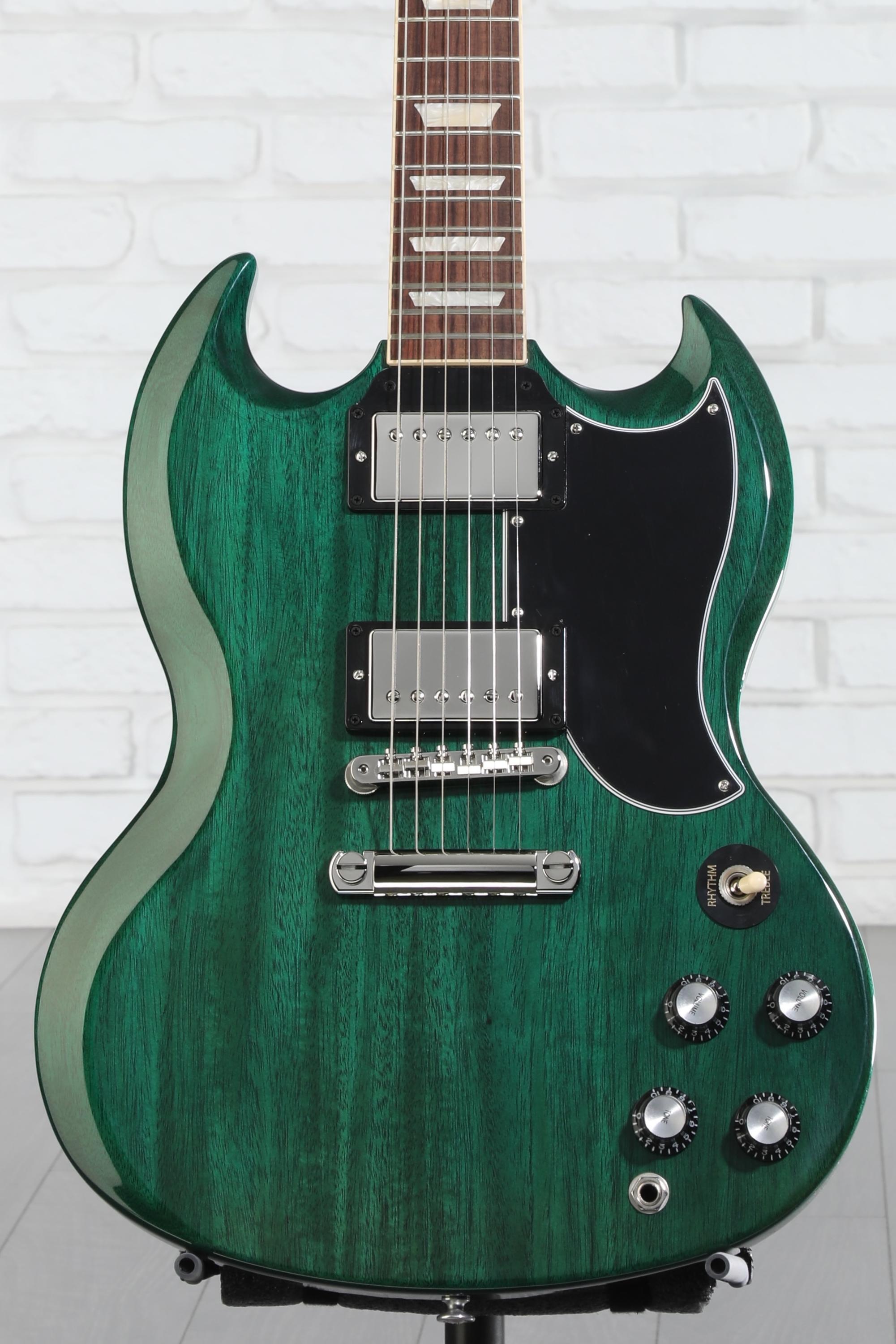 Gibson SG Standard '61 Electric Guitar - Translucent Teal | Sweetwater