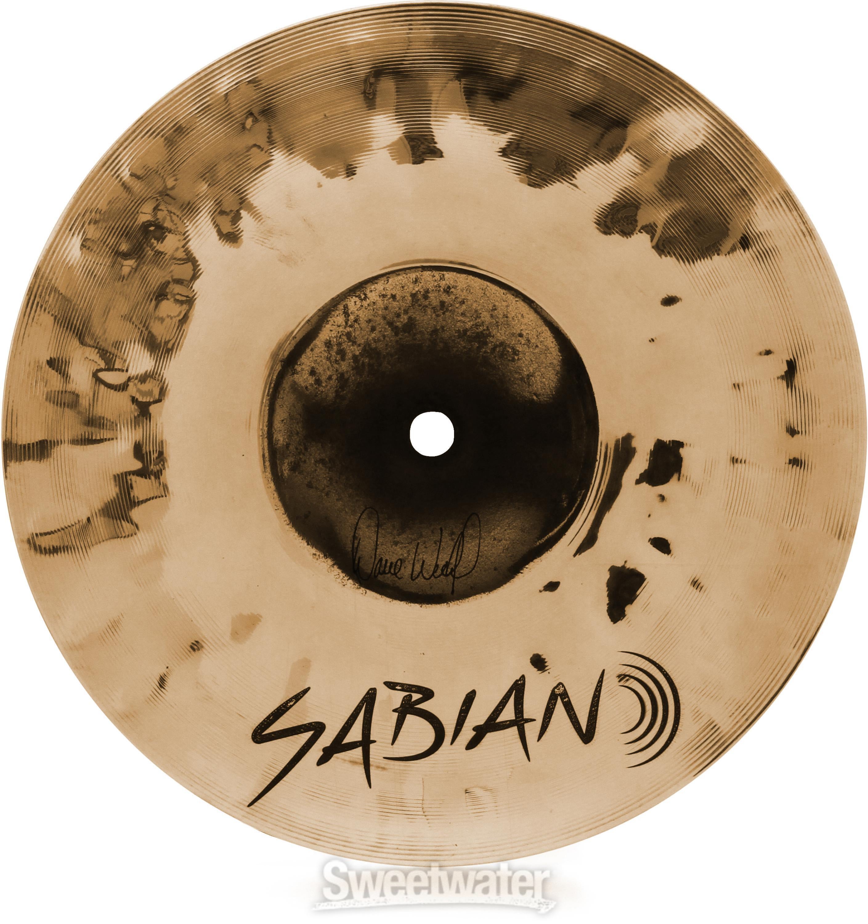 Sabian 10 inch HHX Evolution Splash Cymbal - Brilliant Finish