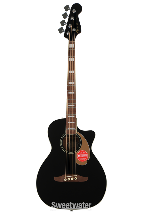 Fender Kingman Bass V2 - Black with Walnut Fingerboard