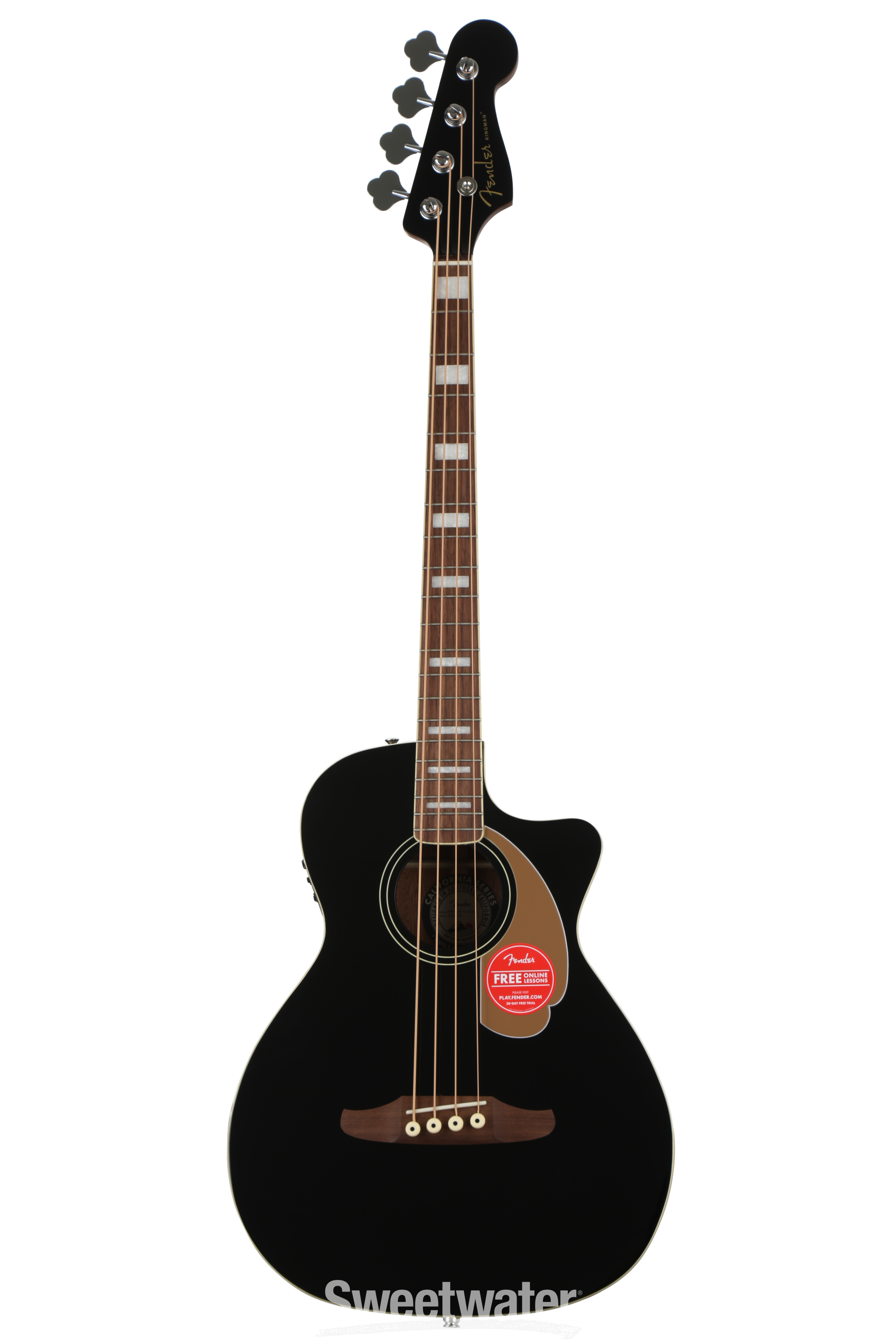 【8月限定値下】Fender Kingman bass Natual Fender Kingman Bass V2 - Black with Walnut Fingerboard