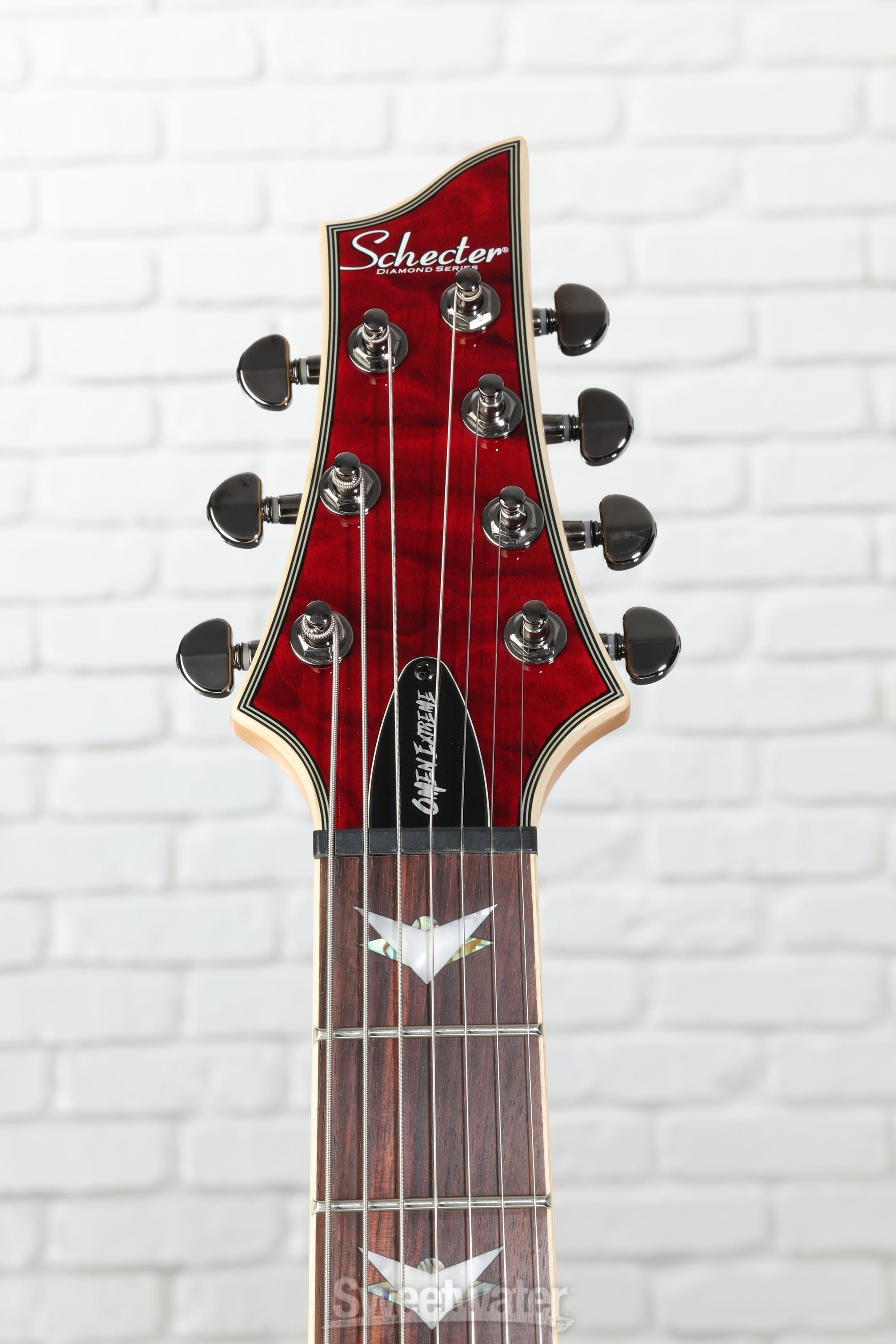 Schecter Omen Extreme-7 Electric Guitar - Black Cherry | Sweetwater