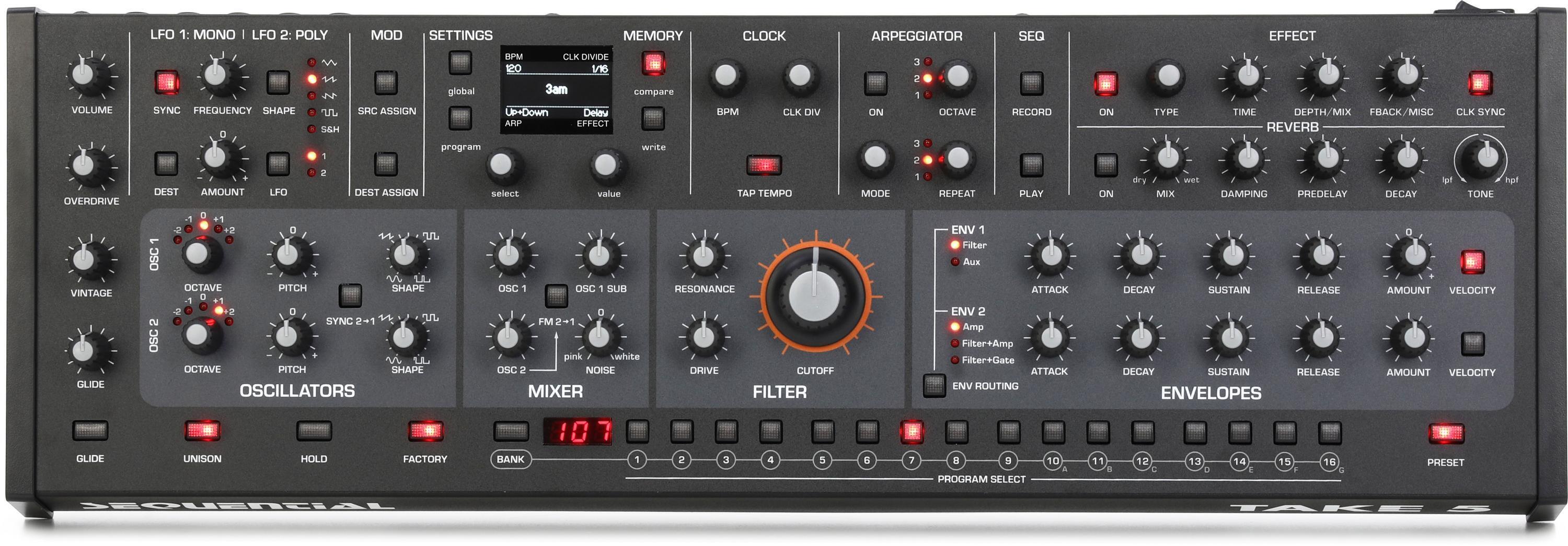 Photo of Sequential Take 5 Polyphonic Desktop Synthesizer Module