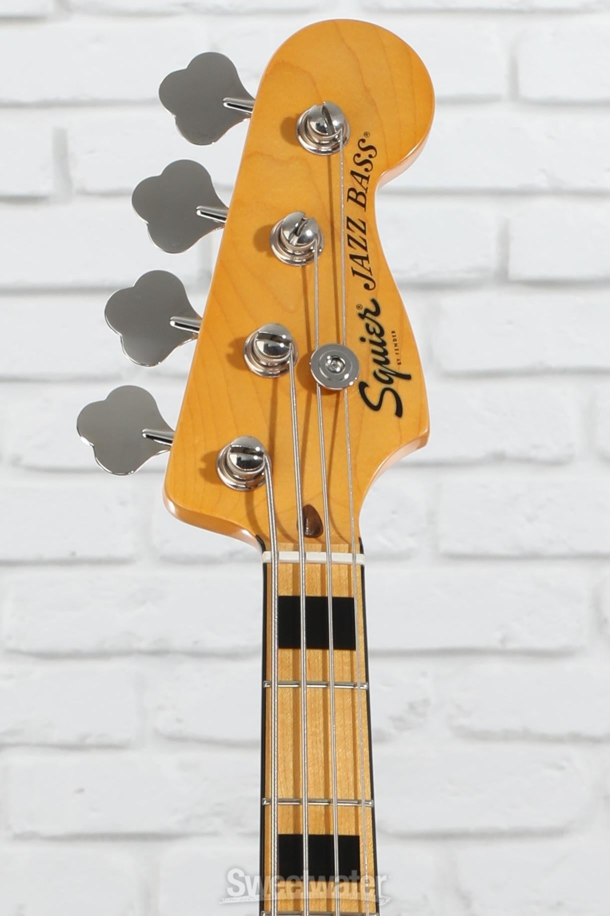 【最終価格】Squier Classic Vibe ’70s Jazz Bass Squier Classic Vibe '70s Jazz Bass Maple Fingerboard Black