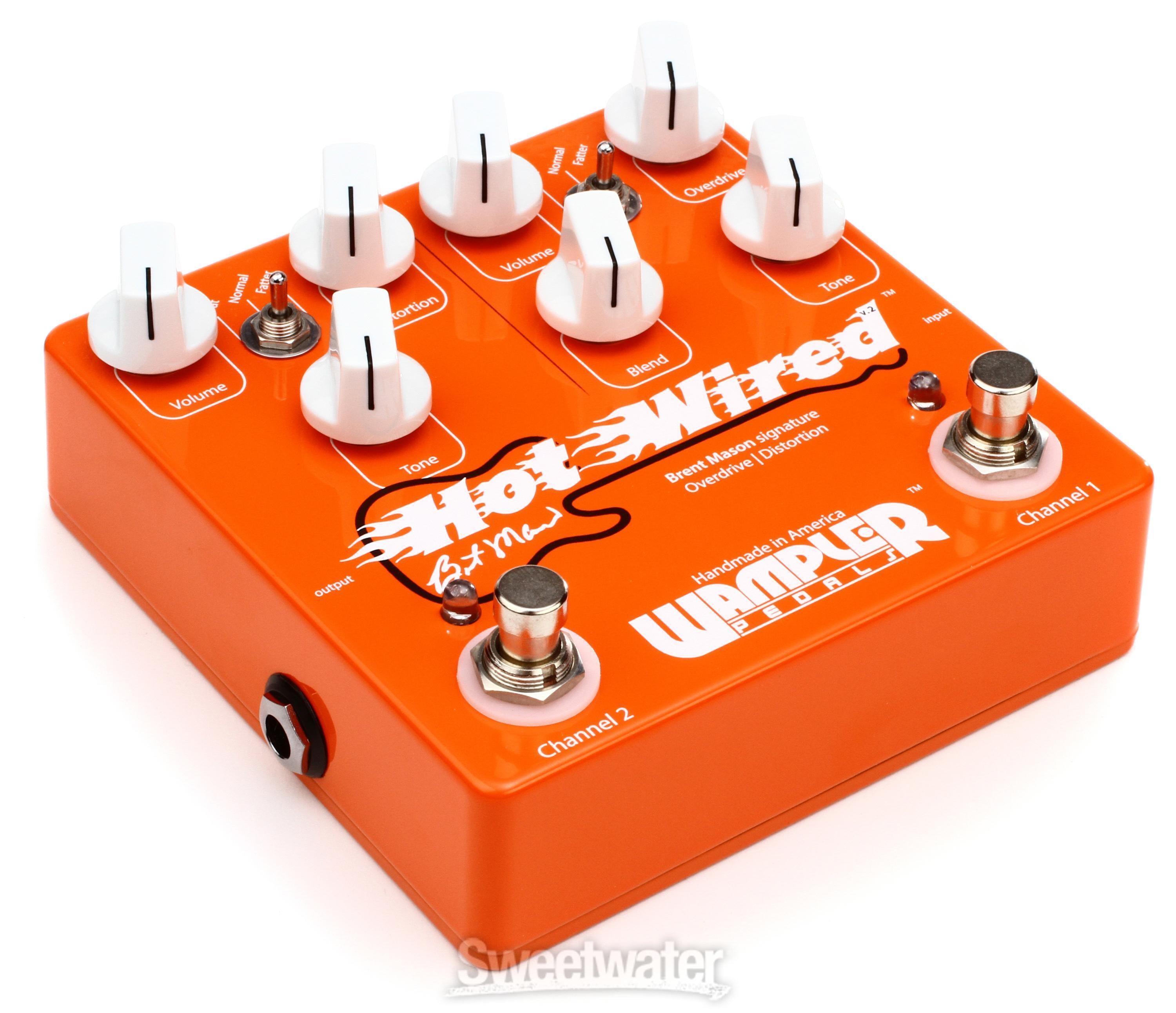 Wampler Hot Wired V1 Overdrive Pedal | Sweetwater