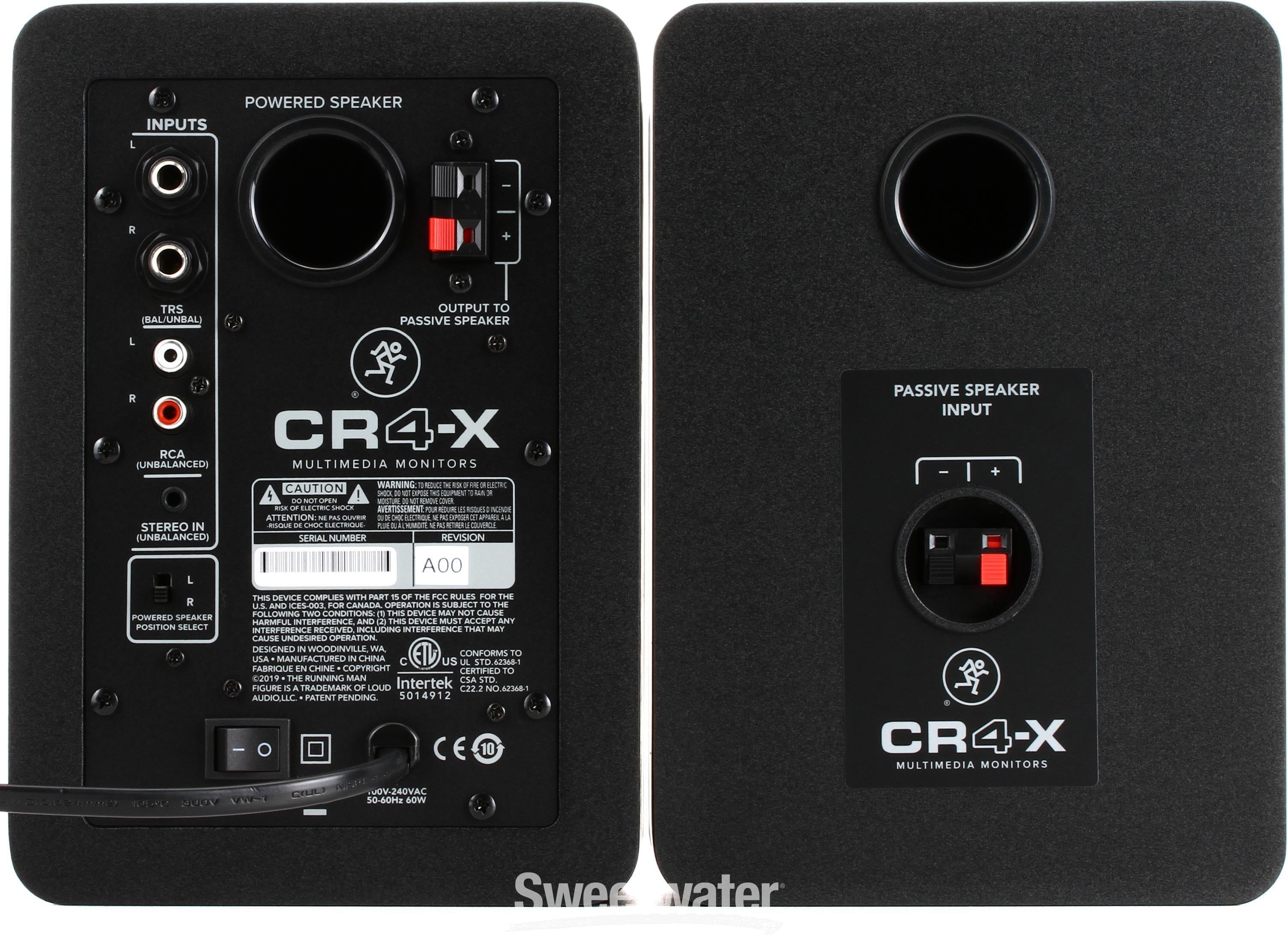 Mackie cr4 4 hot sale inch monitor speakers