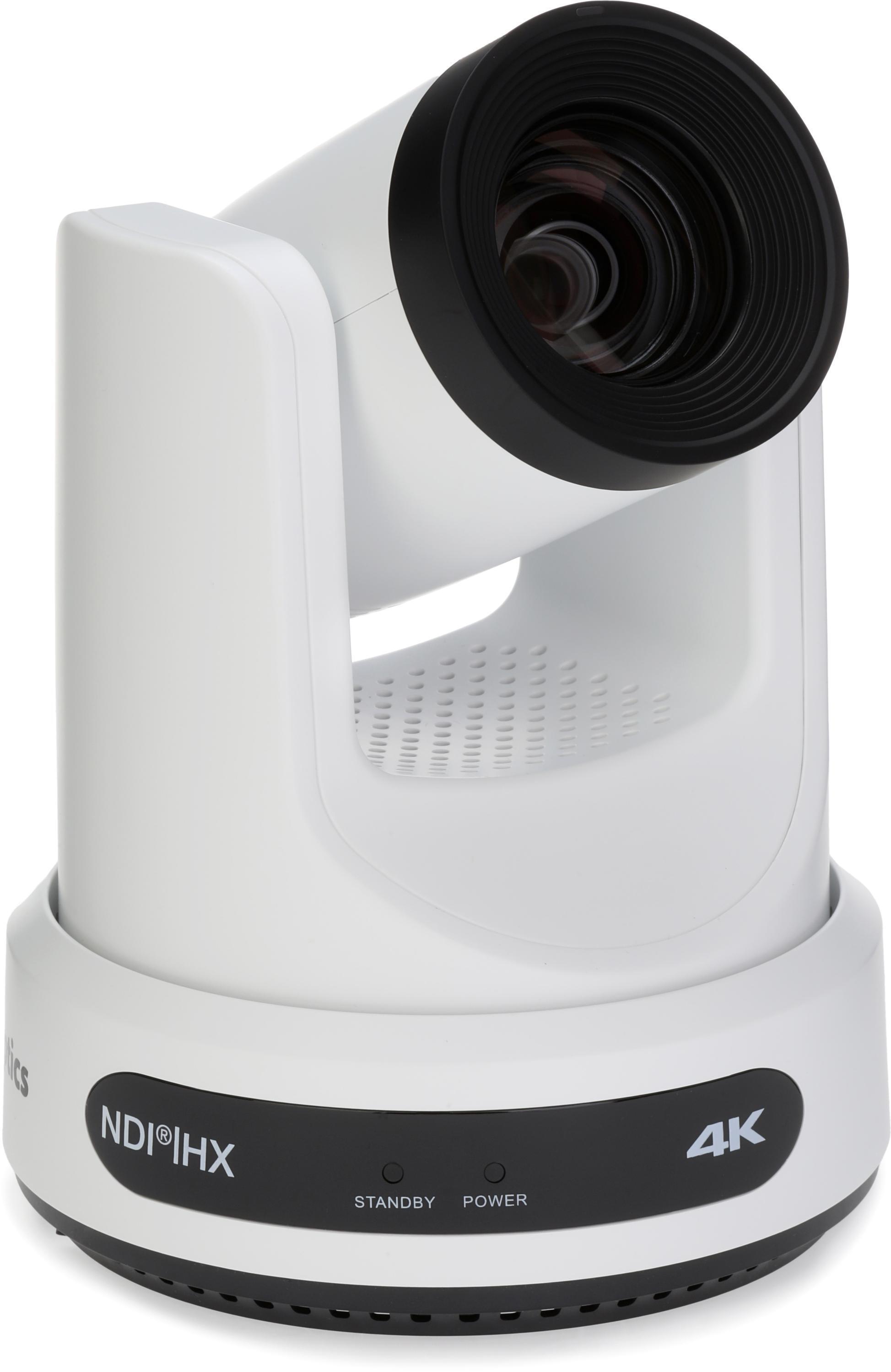PTZOptics Move 4K 20x Optical Zoom PTZ Camera - White | Sweetwater