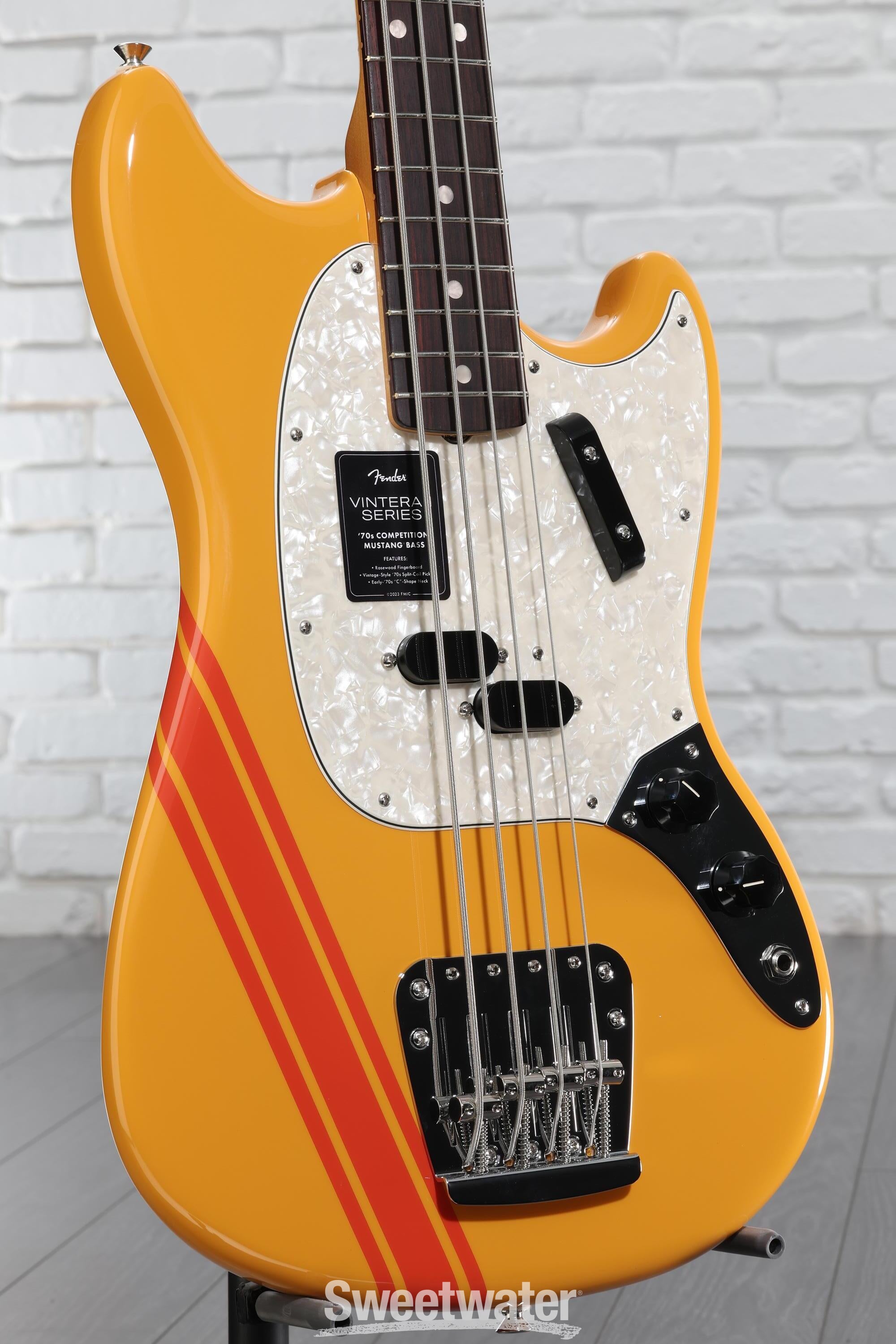 fender vintera 70's mustang オレンジ Fender Vintera II '70s Mustang Electric Guitar, Rosewood