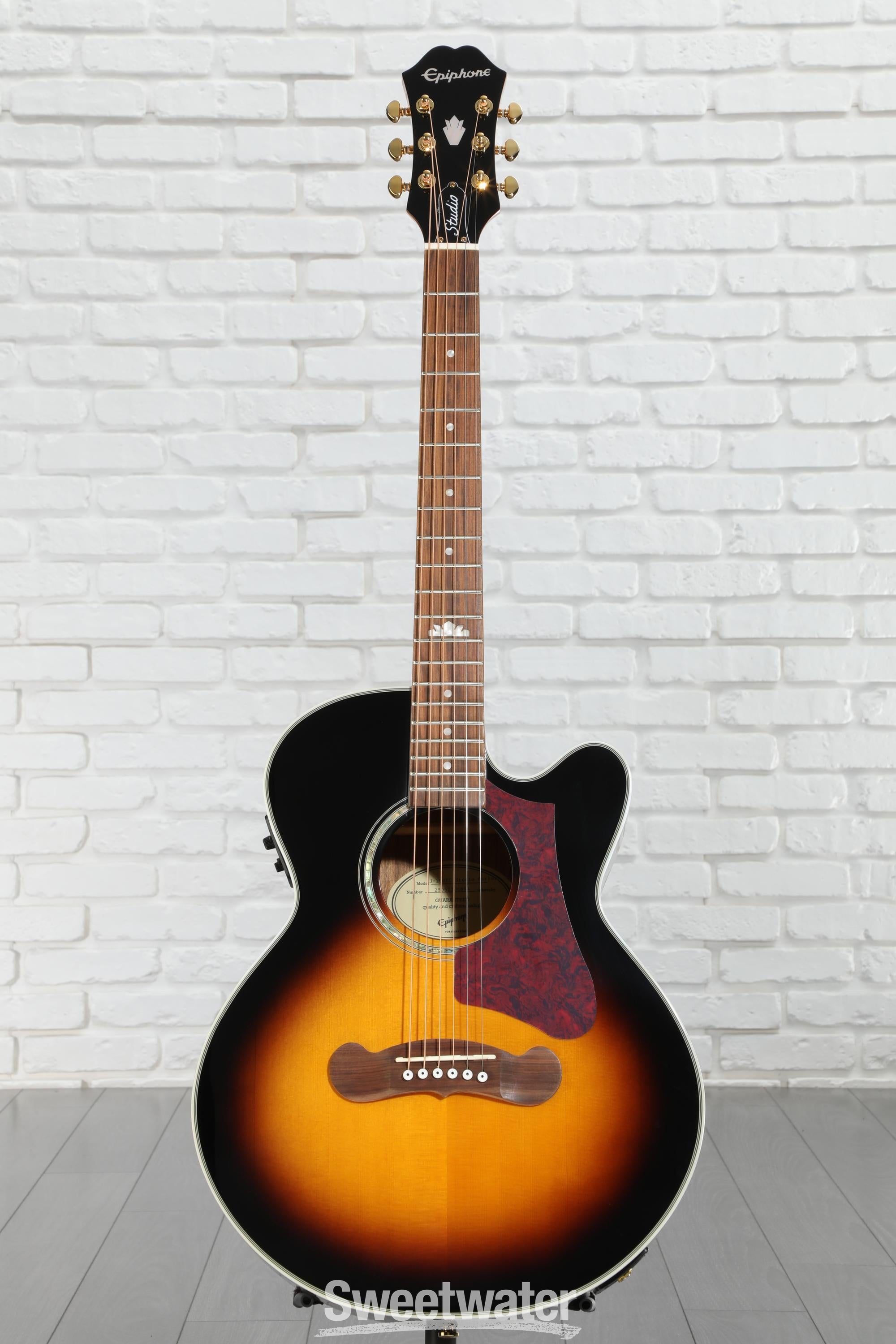Epiphone J-200 EC Studio Parlor Acoustic-Electric Guitar - Vintage