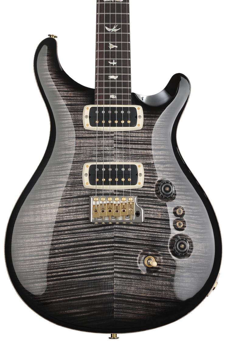 PRS Custom 24-08 10-Top Electric Guitar - Charcoal Burst/Charcoal