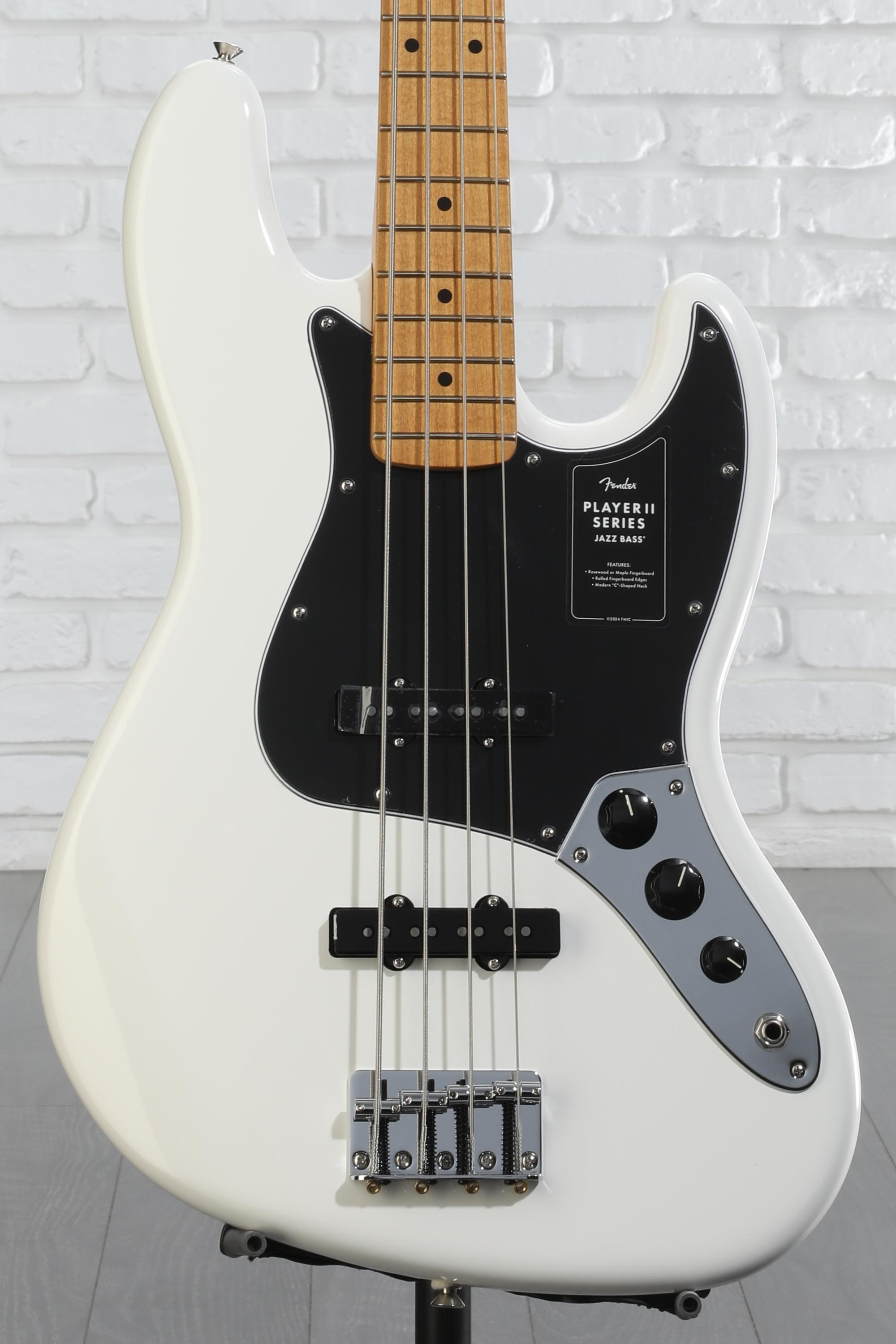 Fender Player II Jazz Bass - Polar White with Maple