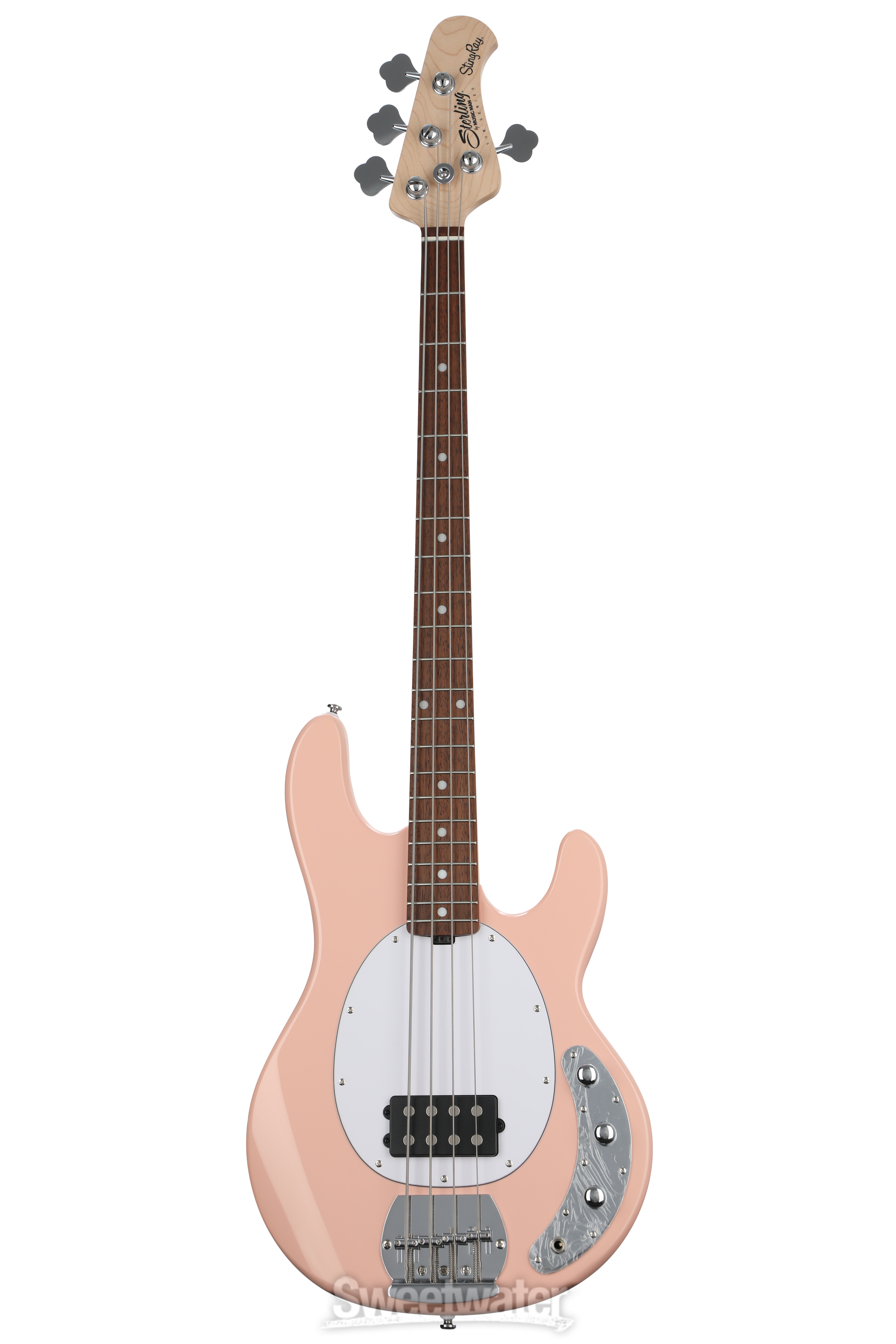 Sterling By Music Man StingRay RAY4 Bass Guitar - Pueblo Pink Sterling By Music Man StingRay RAY4 Bass Guitar - Pueblo Pink
