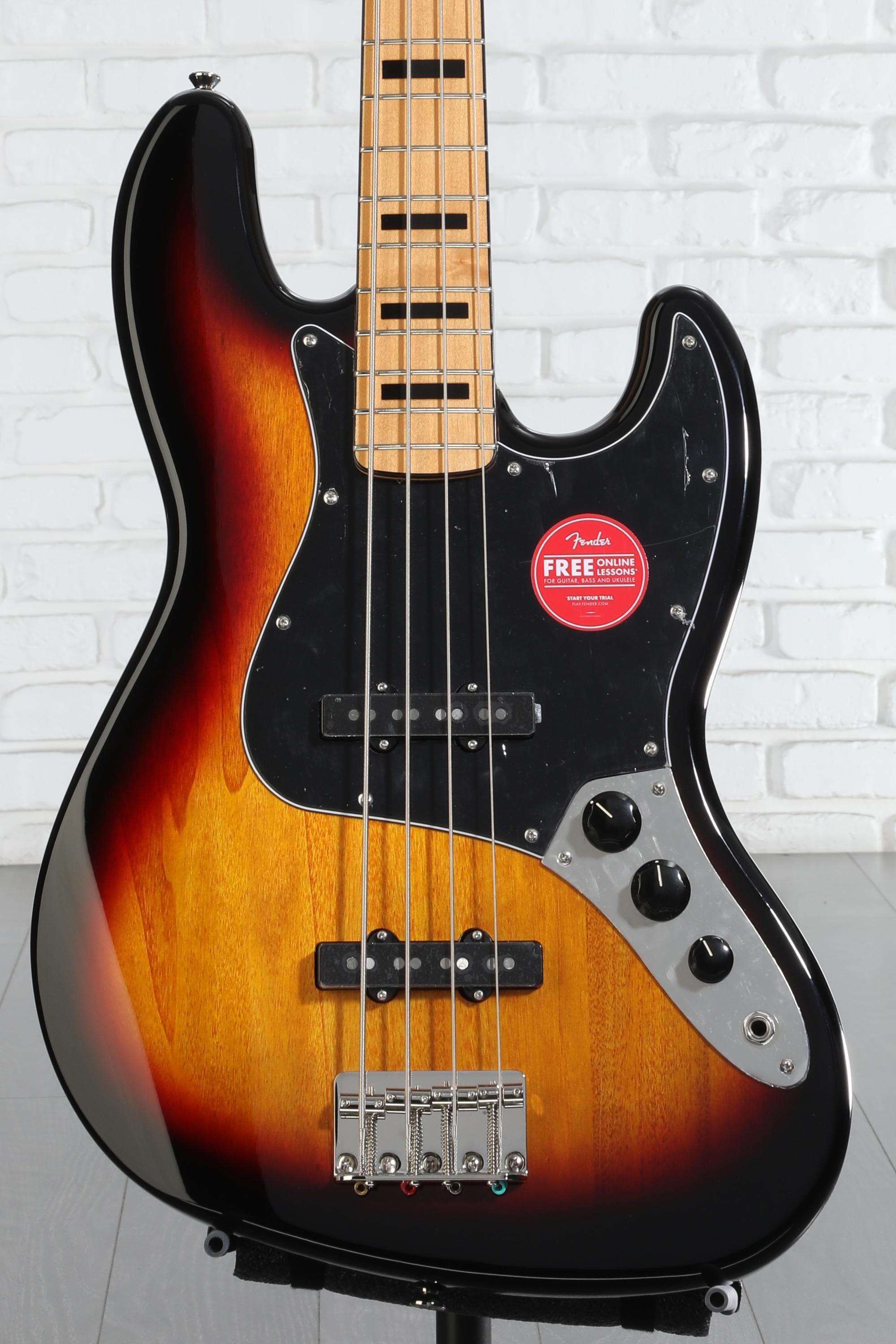 Squier Classic Vibe '70s Jazz Bass - 3-Tone Sunburst | Sweetwater