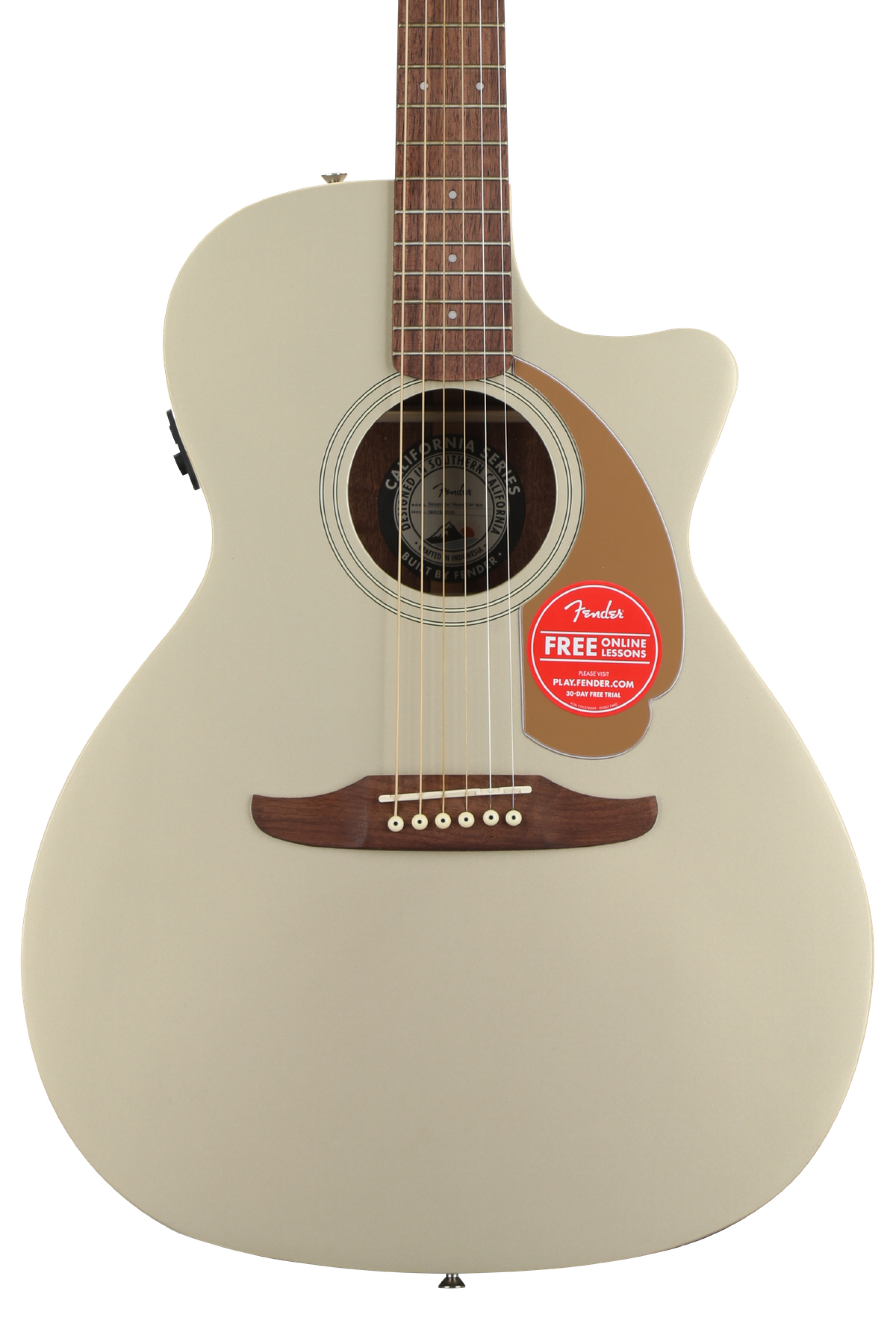 Fender Newporter Player Acoustic-electric Guitar - Champagne