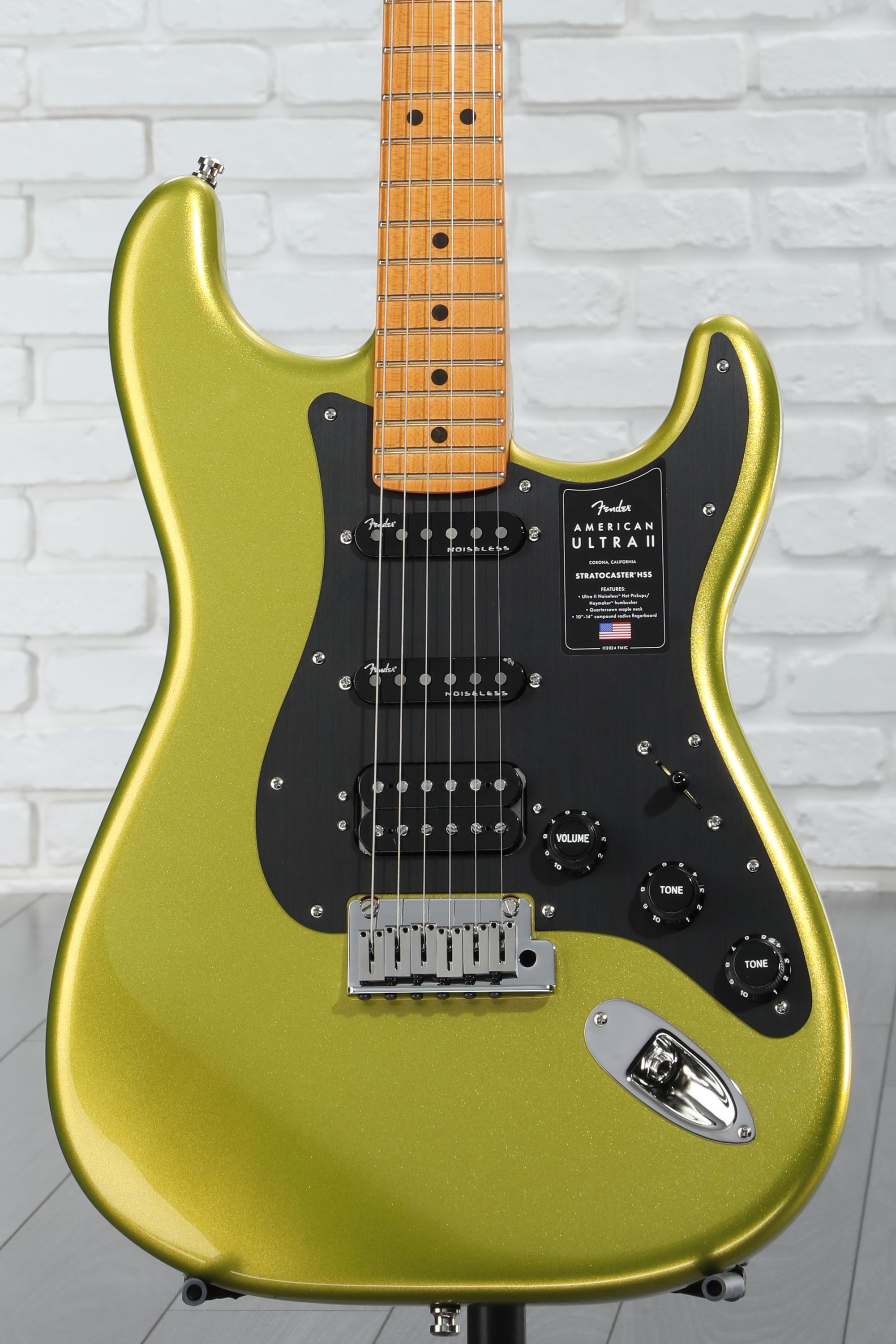 Fender American Ultra II Stratocaster HSS Electric Guitar - Solar