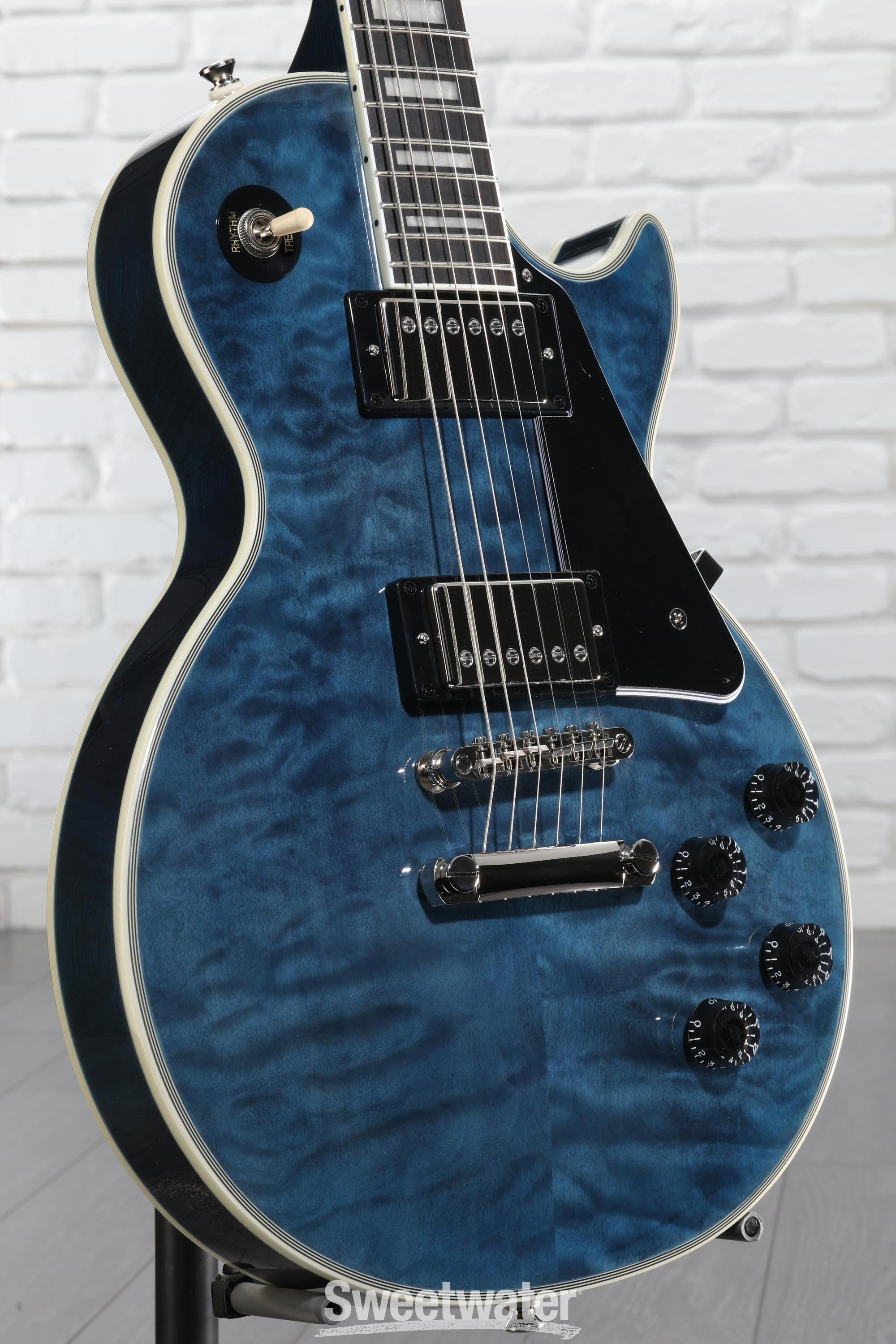 Epiphone Les Paul Custom Electric Guitar - Viper Blue