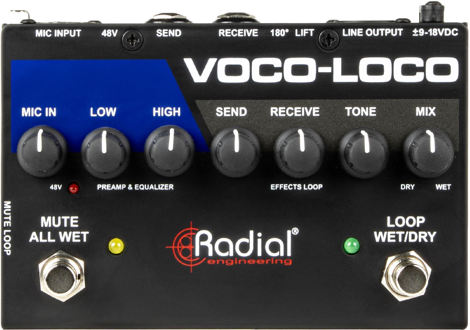 Radial Voco-Loco Microphone Effects Switcher | Sweetwater