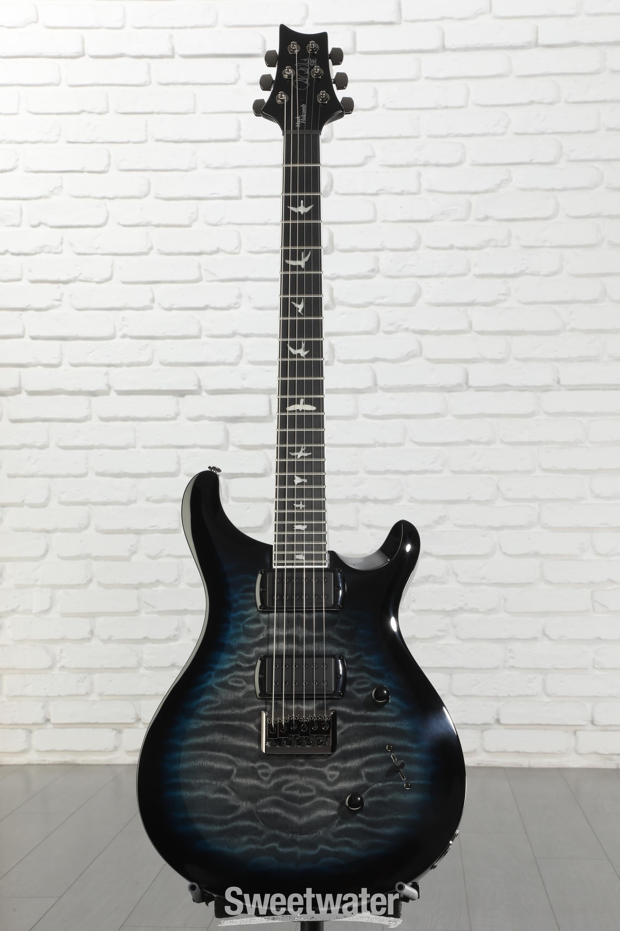 PRS SE Mark Holcomb Signature Electric Guitar - Holcomb Blue Burst