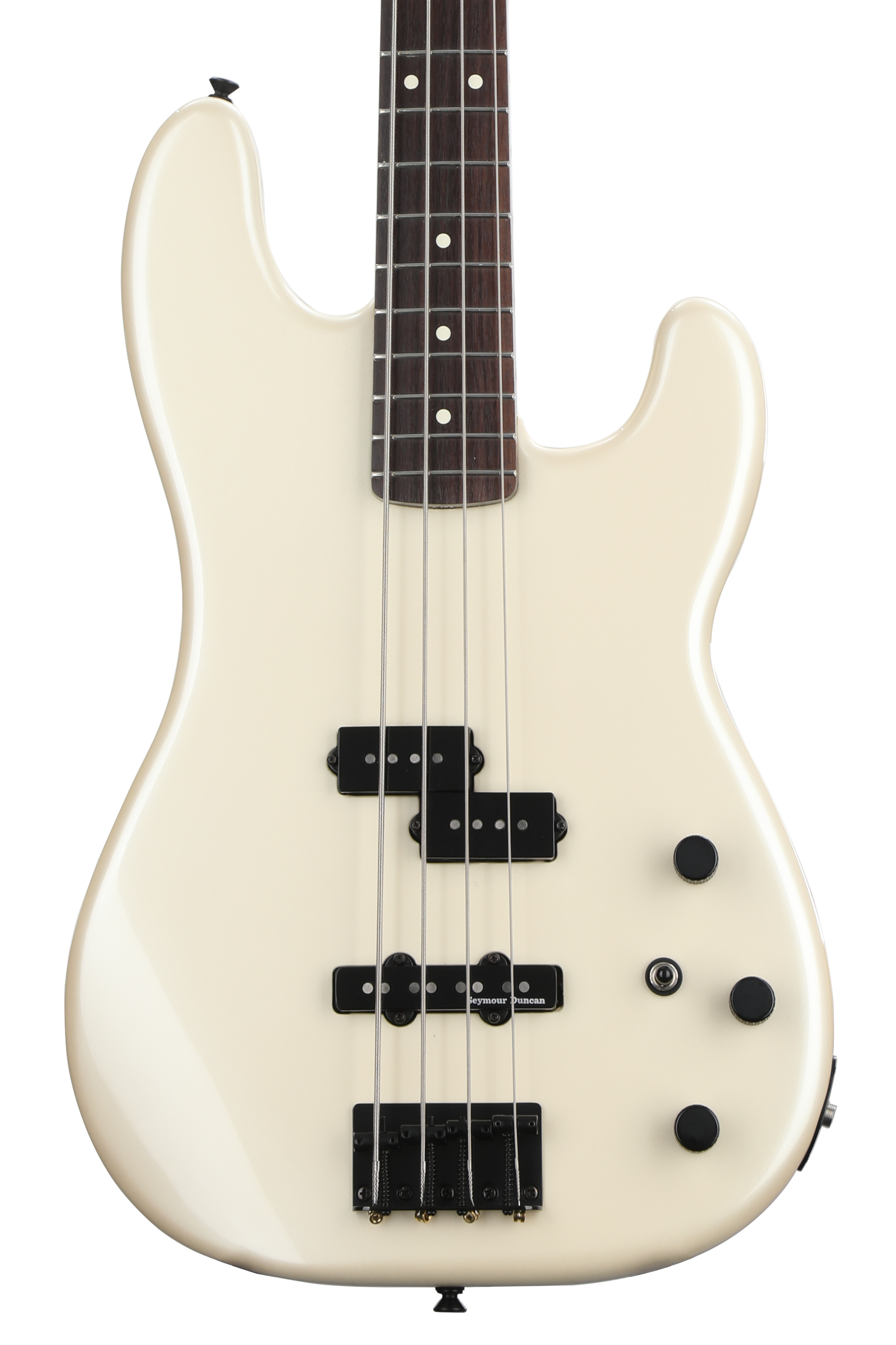 Fender Duff McKagan Precision Bass - Pearl White | Sweetwater