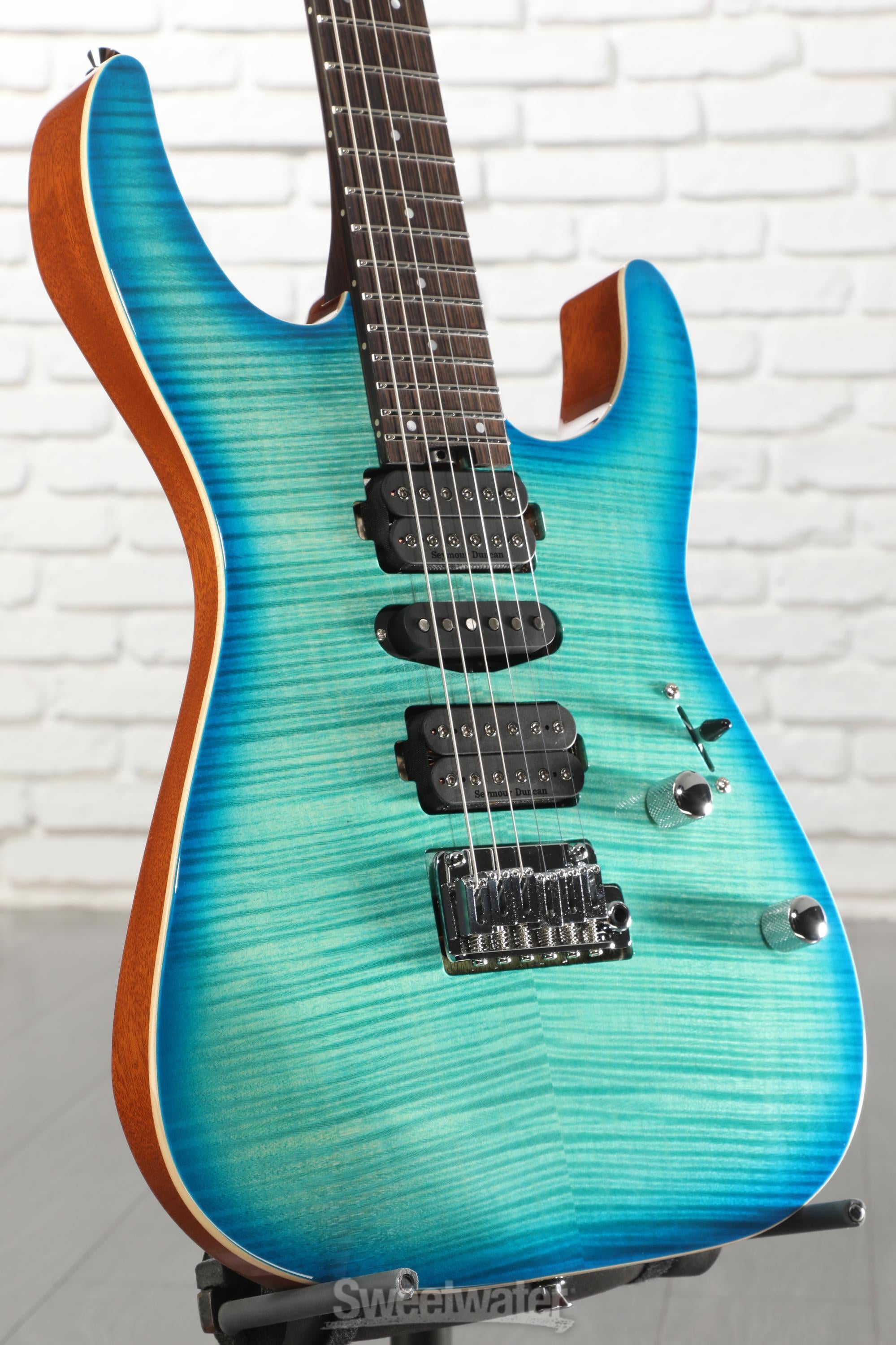 Photo of Charvel MJ DK24 HSH 2PT Electric Guitar - Caribbean Burst