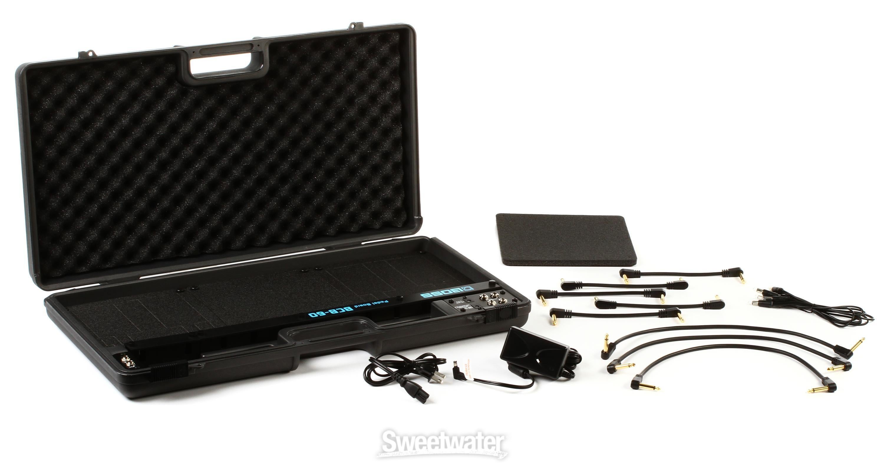 Boss BCB-60 Deluxe Pedal Board and Case Reviews | Sweetwater