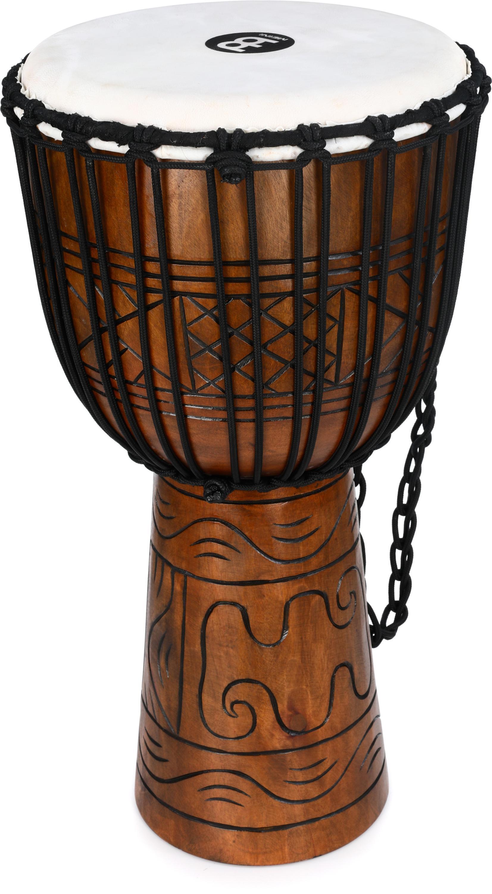 Meinl Percussion Rope Tuned Headliner Series Wood Djembe - 12 inch -  Artifact