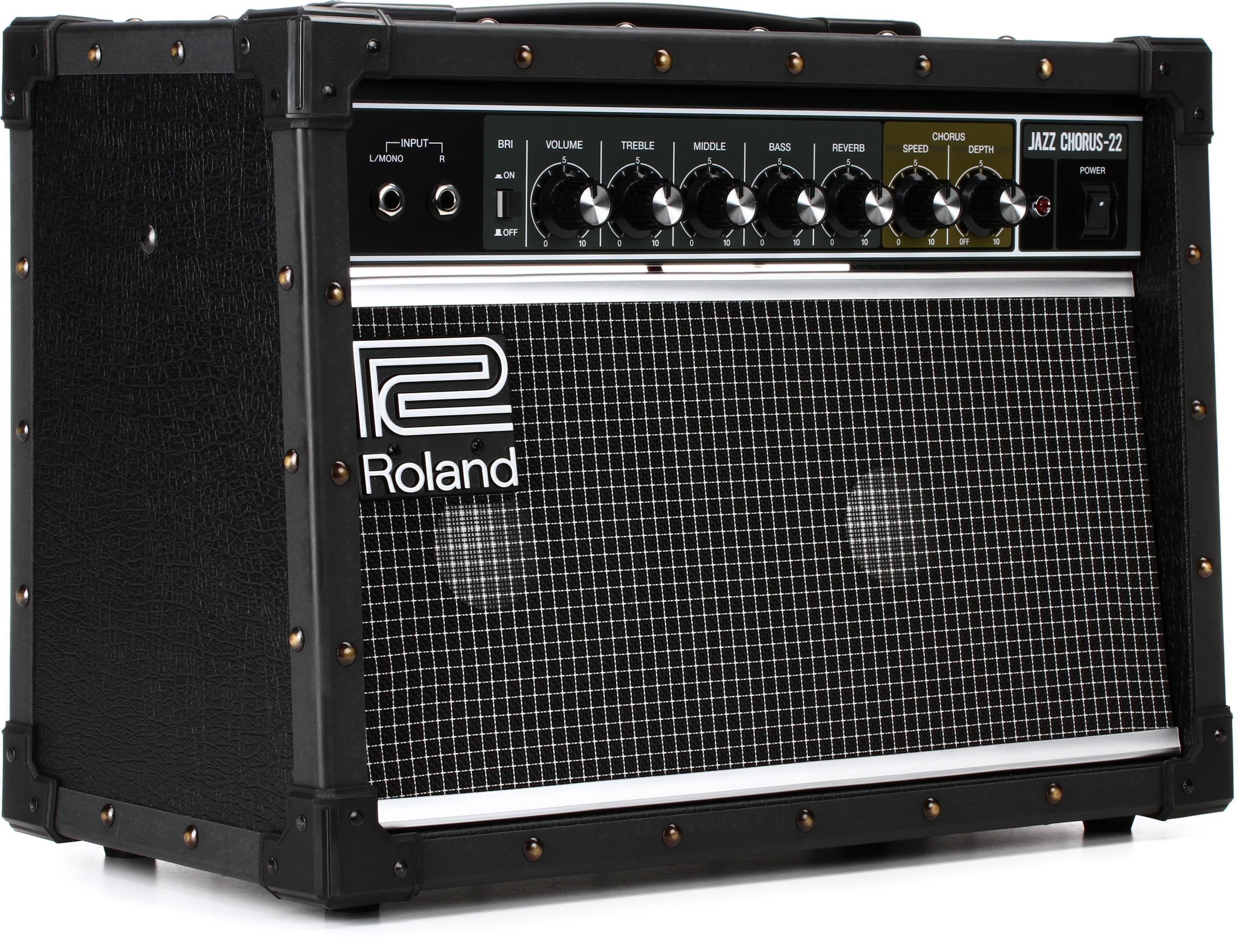 Roland JC-22 Jazz Chorus 30-watt 2 x 6.5-inch Stereo Combo Amp 