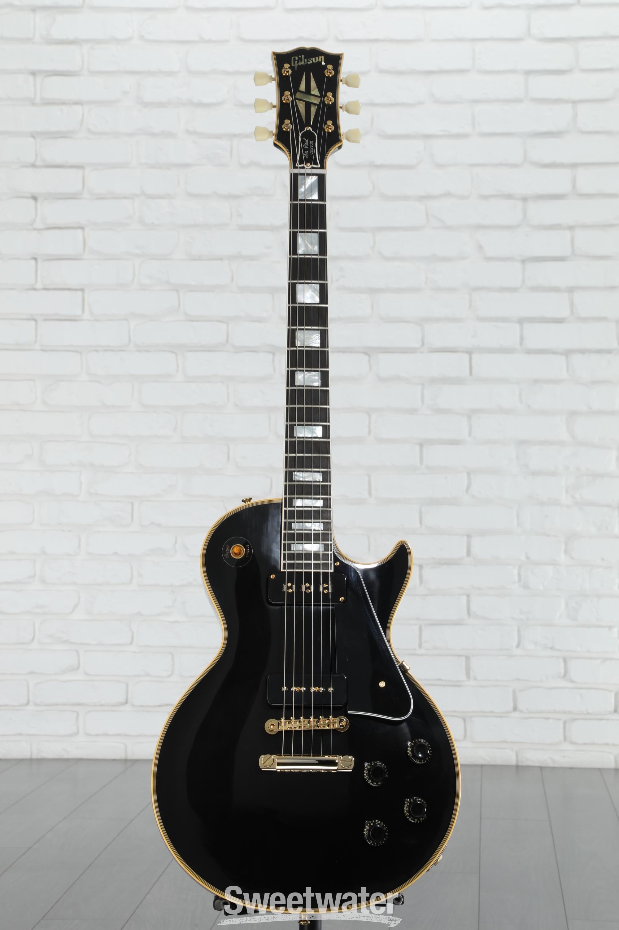ギター Gibson Historic 54 Les Paul Custom 2004 Gibson Custom 1954 Les Paul Custom Staple Pickup Reissue Electric
