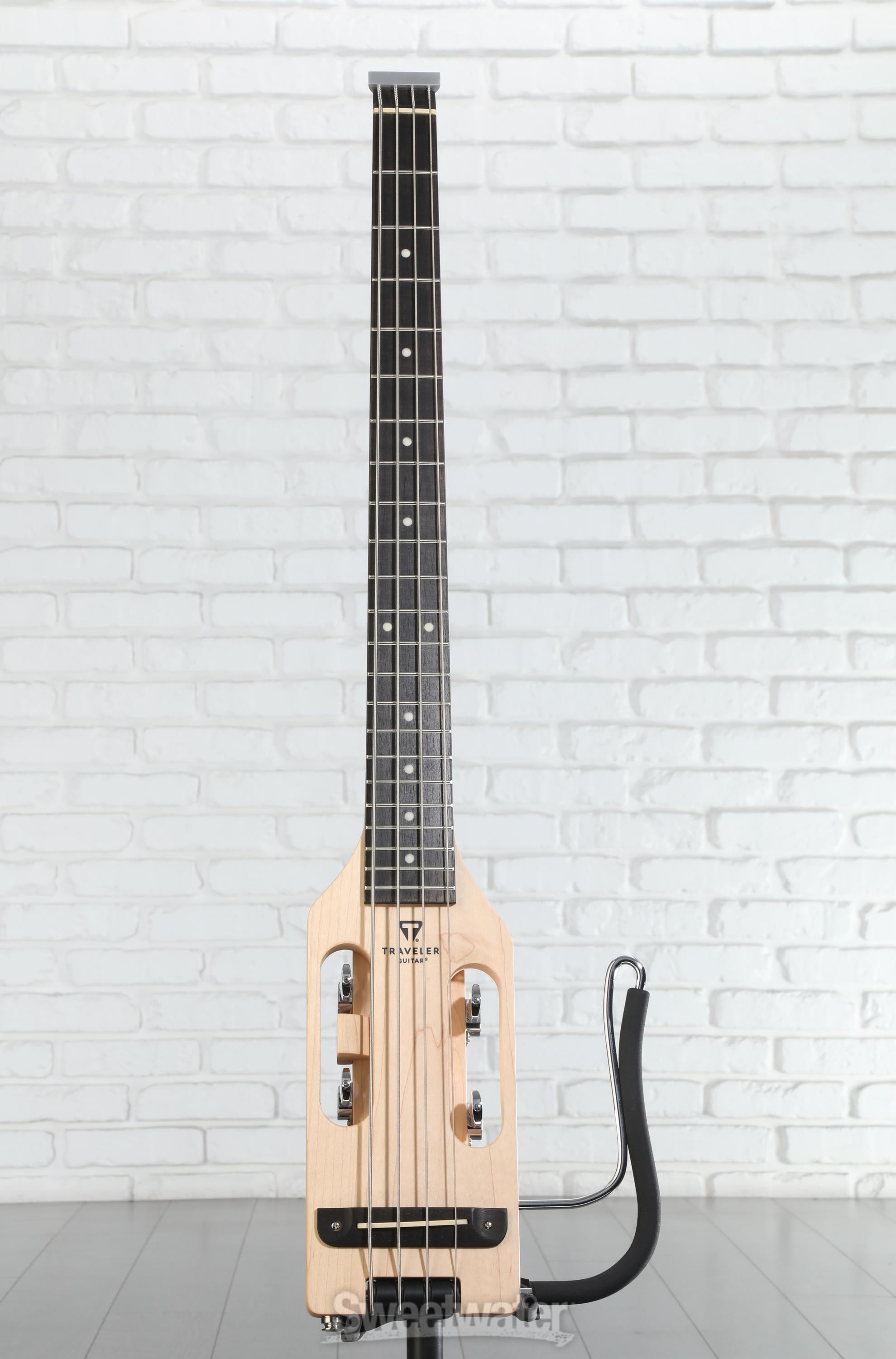 Traveler Guitar Ultra-Light Bass Guitar - Natural Maple | Sweetwater