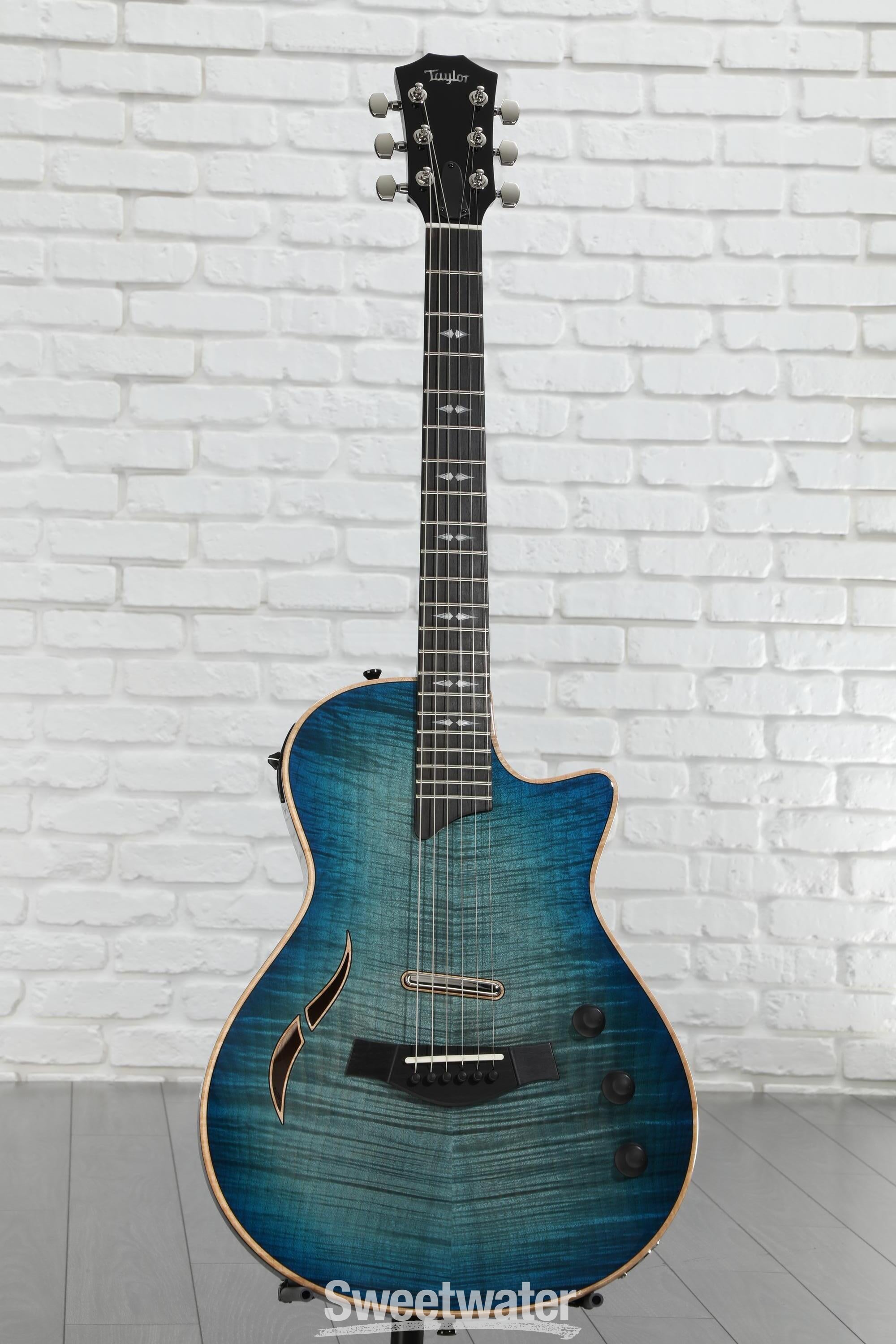 Taylor T5z Pro Hollowbody Electric Guitar - Harbor Blue | Sweetwater