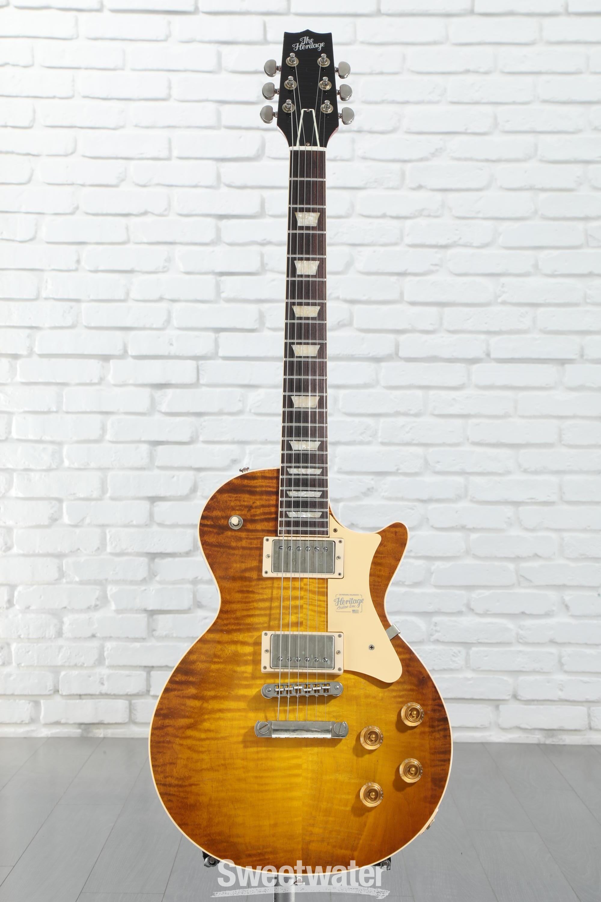 Heritage Artisan Aged H-150 Electric Guitar - Dirty Lemon