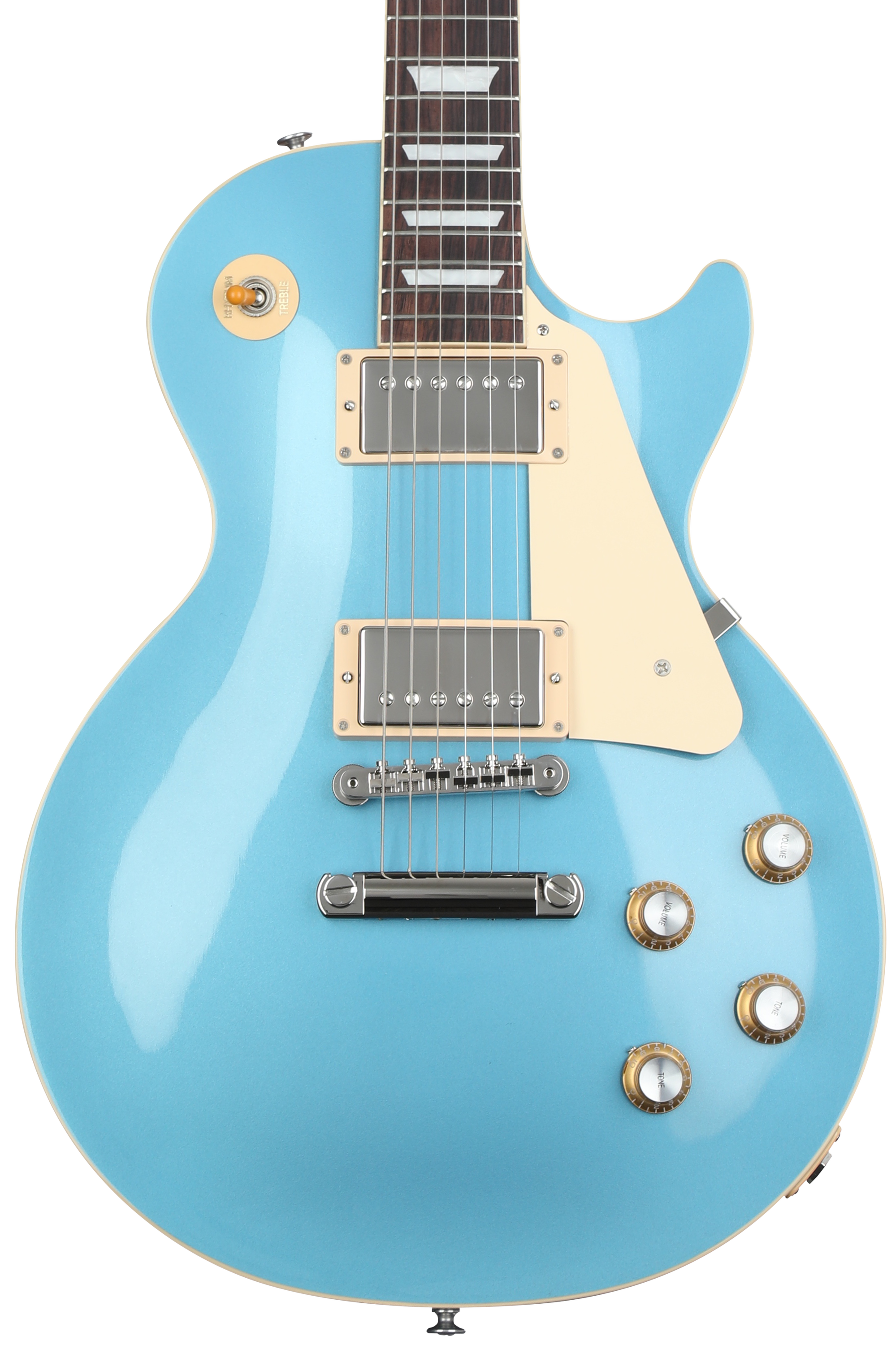 Gibson Les Paul Standard '60s Plain Top Electric Guitar - Pelham Blue