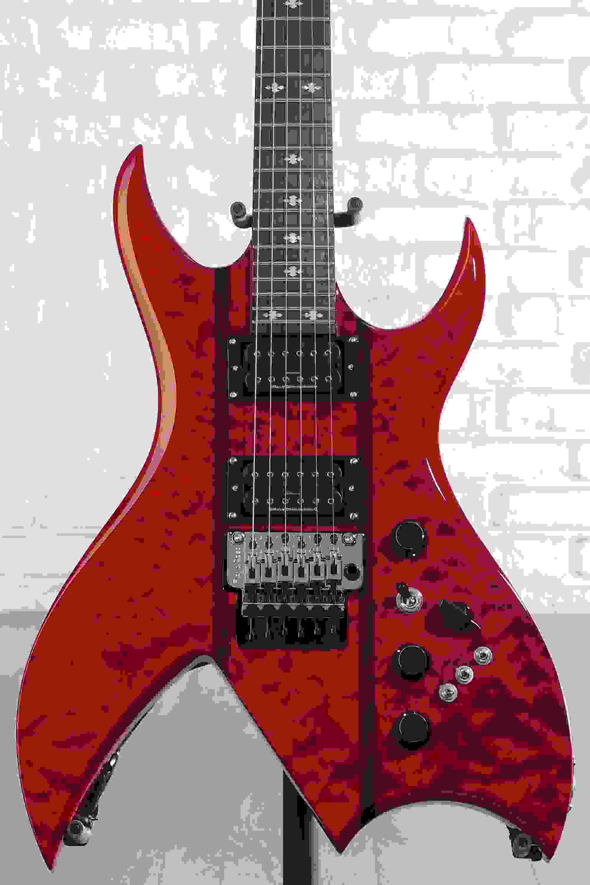 B.C. Rich Rich B ST Legacy Electric Guitar with Floyd Rose - Trans Red