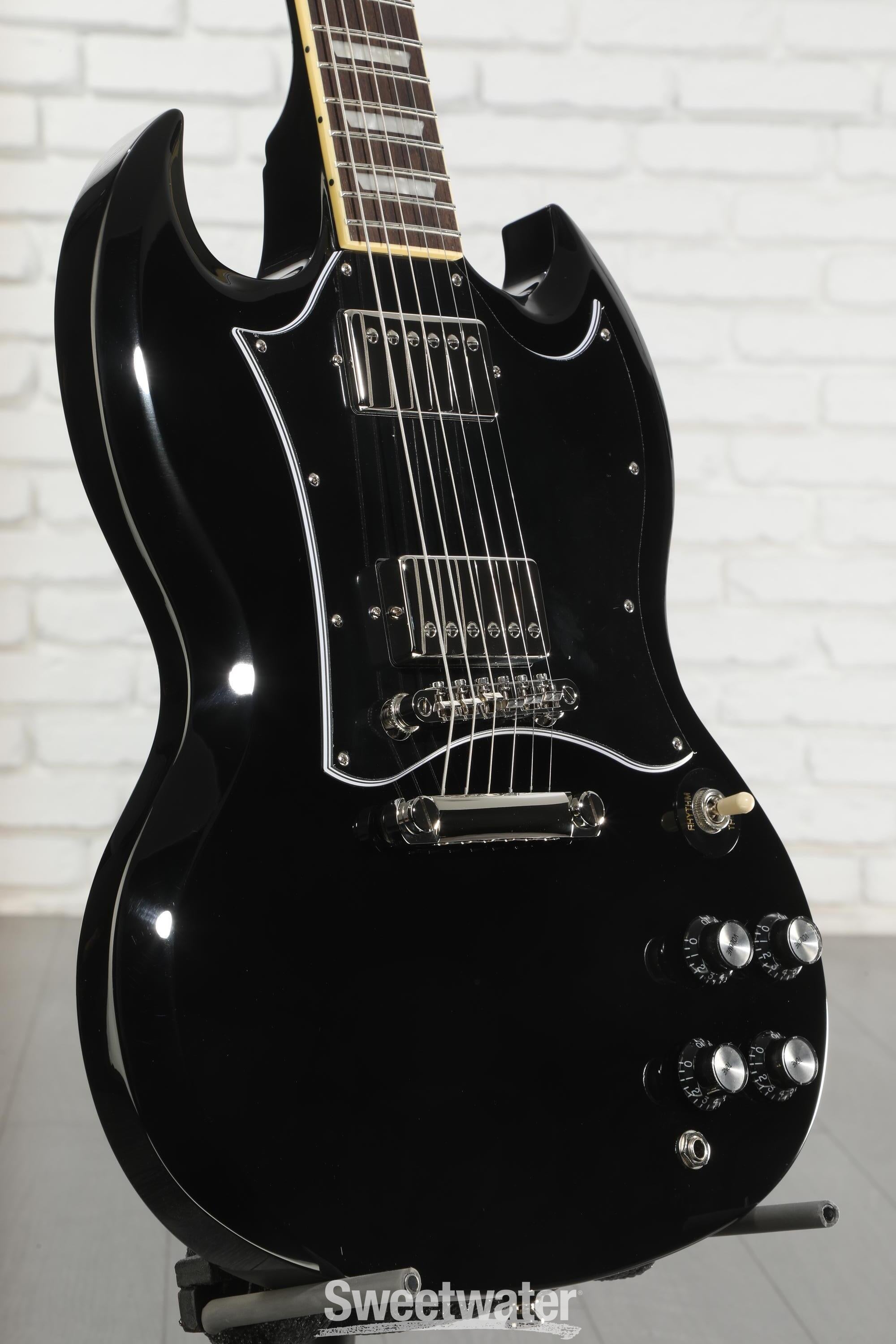 ギター Epiphone SG Standard Ebony Epiphone SG Standard Electric Guitar - Ebony | Sweetwater