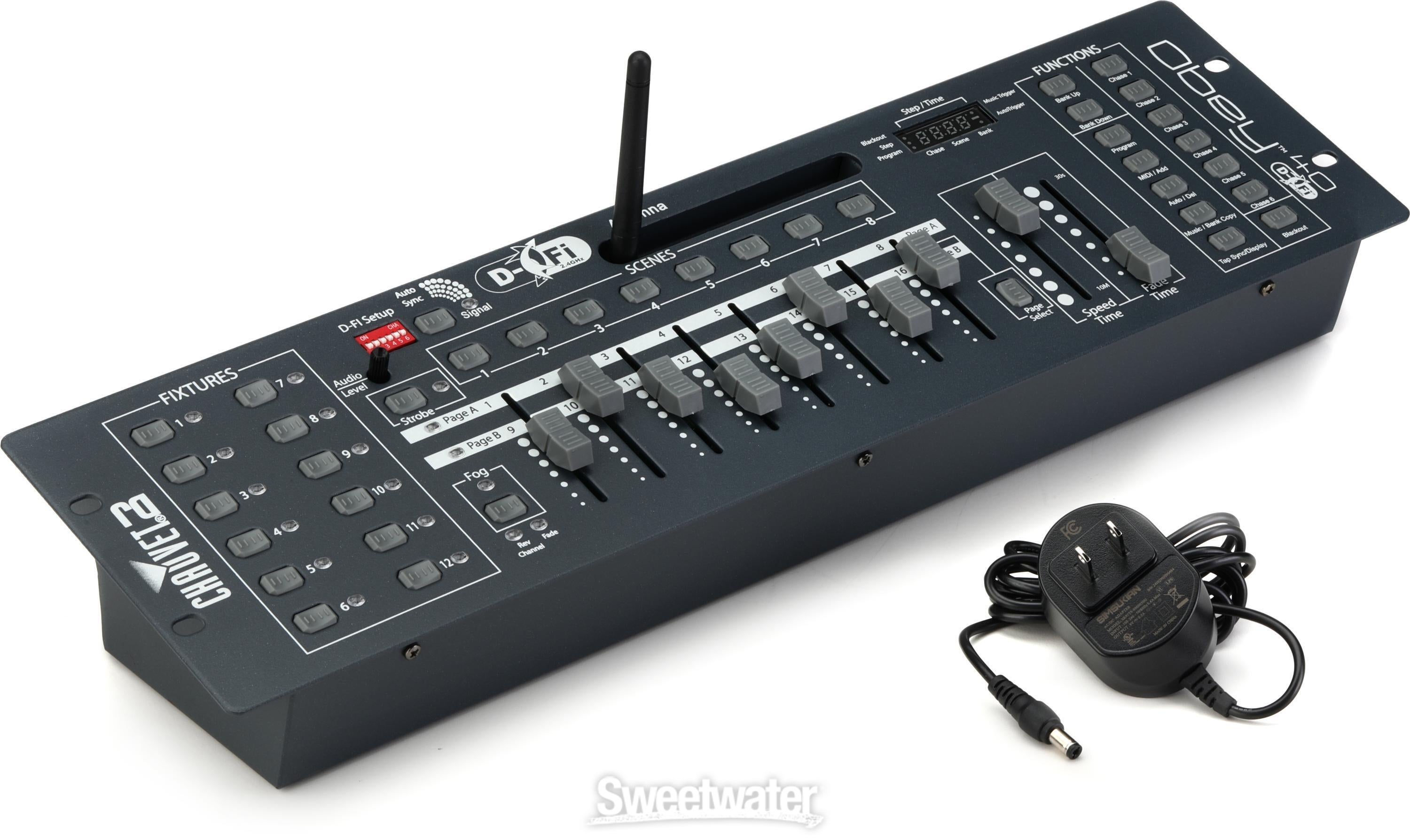 Chauvet DJ Obey 40 D-Fi 2.4 192-Ch Wireless DMX Lighting