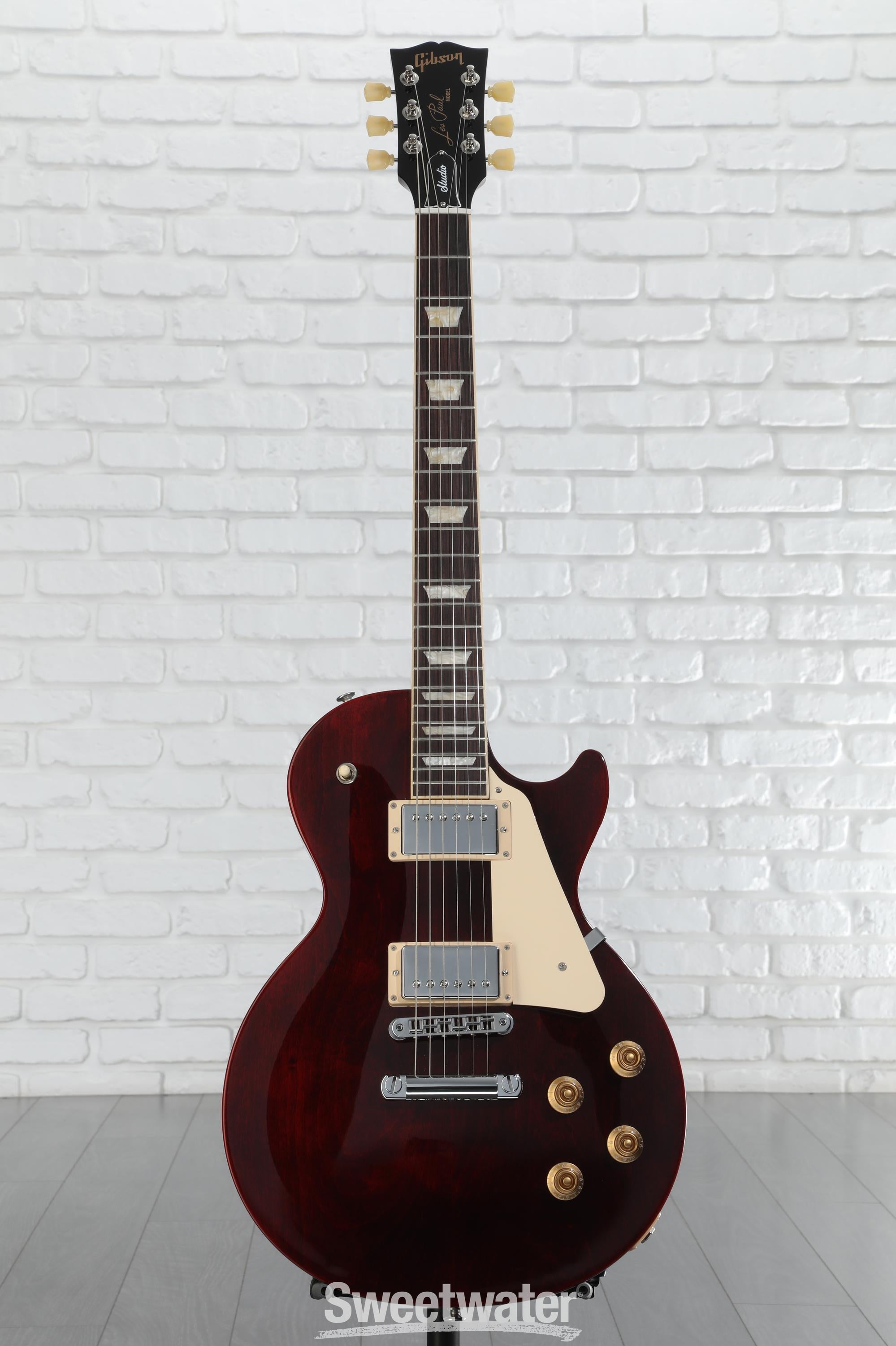 Gibson Les Paul Studio Electric Guitar - Wine Red | Sweetwater