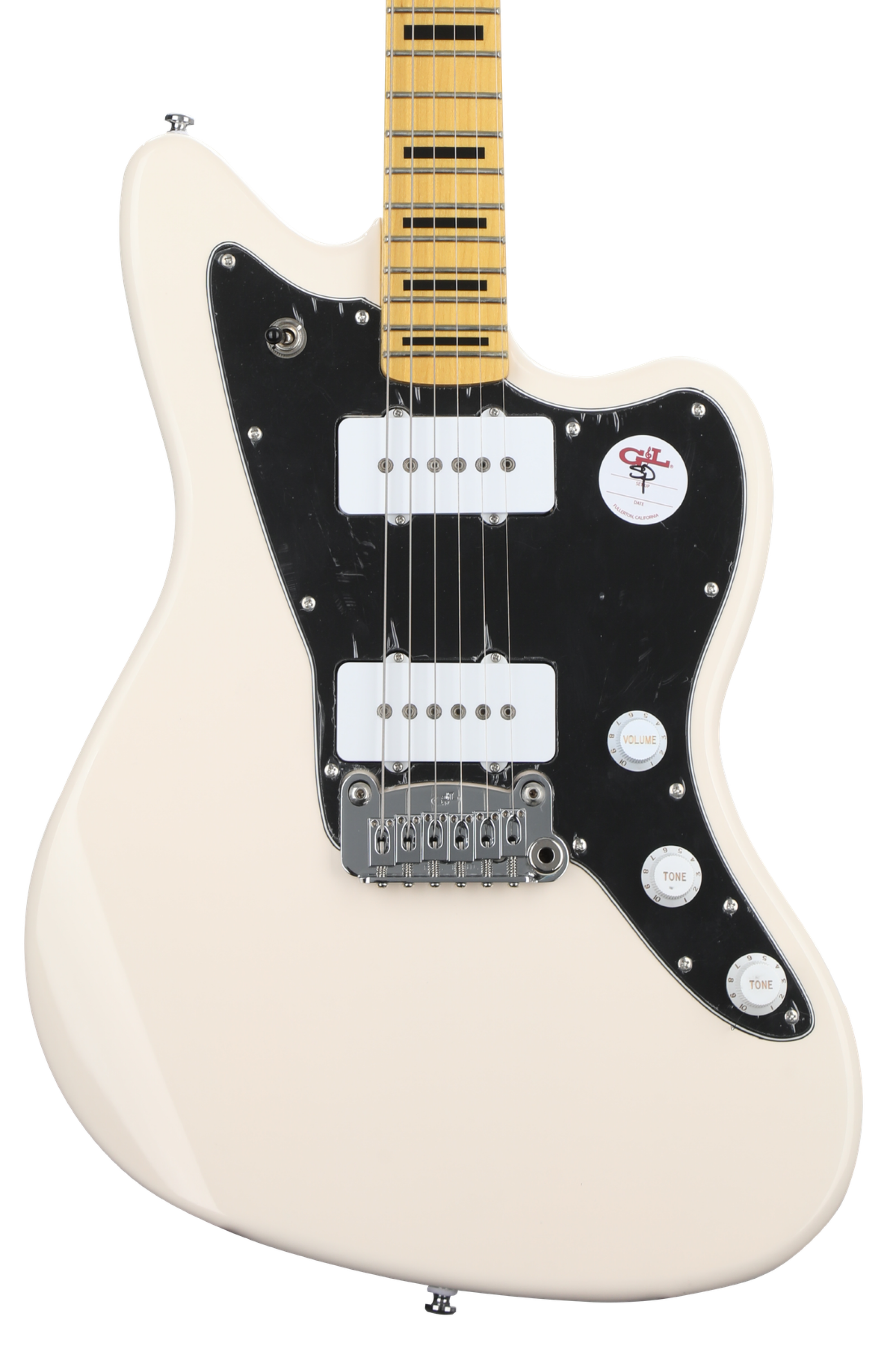 Ｇ＆Ｌ　　ＴＲＩＢＵＴＥ　ＤＯＨＥＮＹ ほとんど新品です。 G&L Tribute Doheny Electric Guitar - Olympic White | Sweetwater
