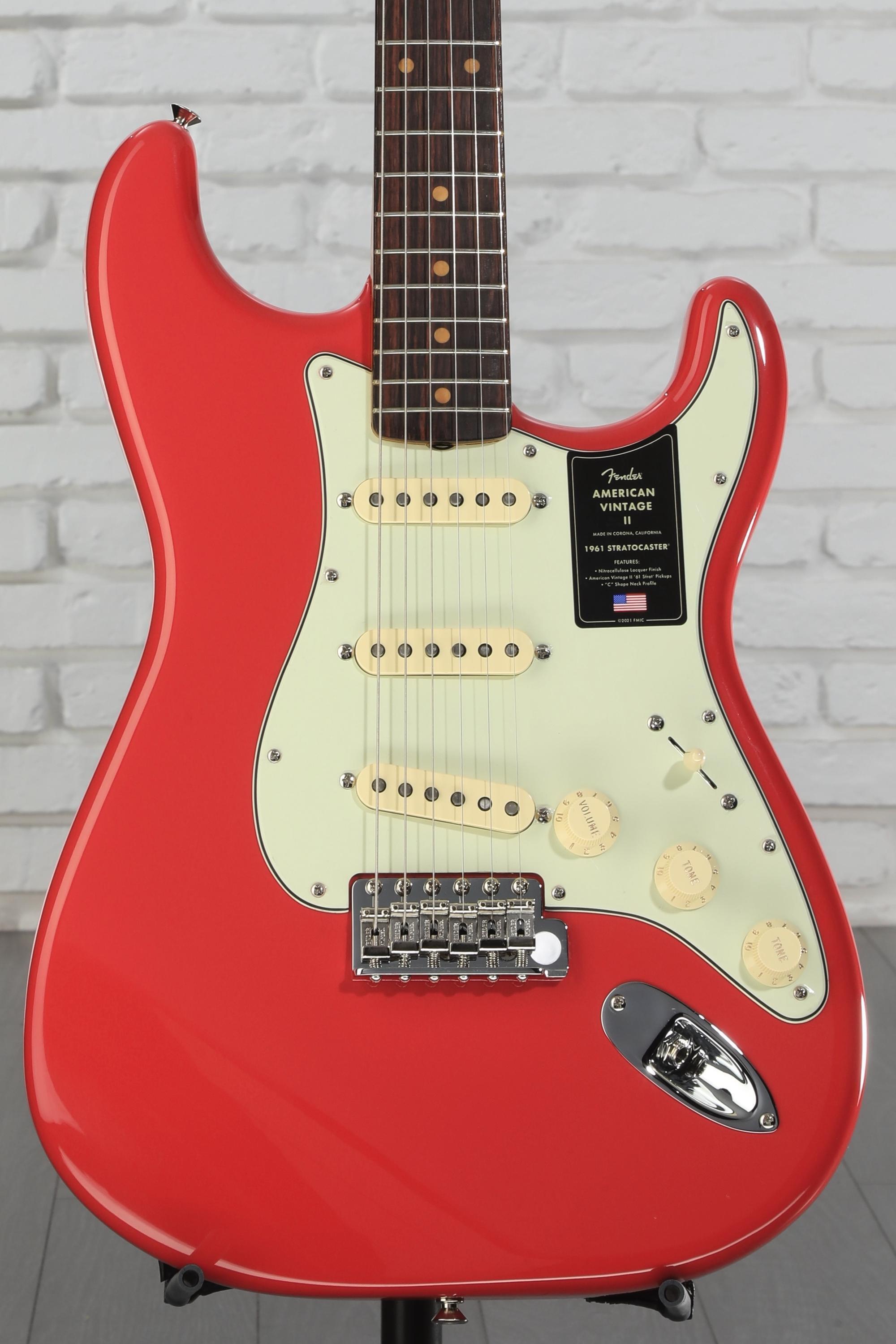 American vintageストラトキャスター/fiesta red 最終 Amazon.com: Fender American Vintage II 1961 Stratocaster