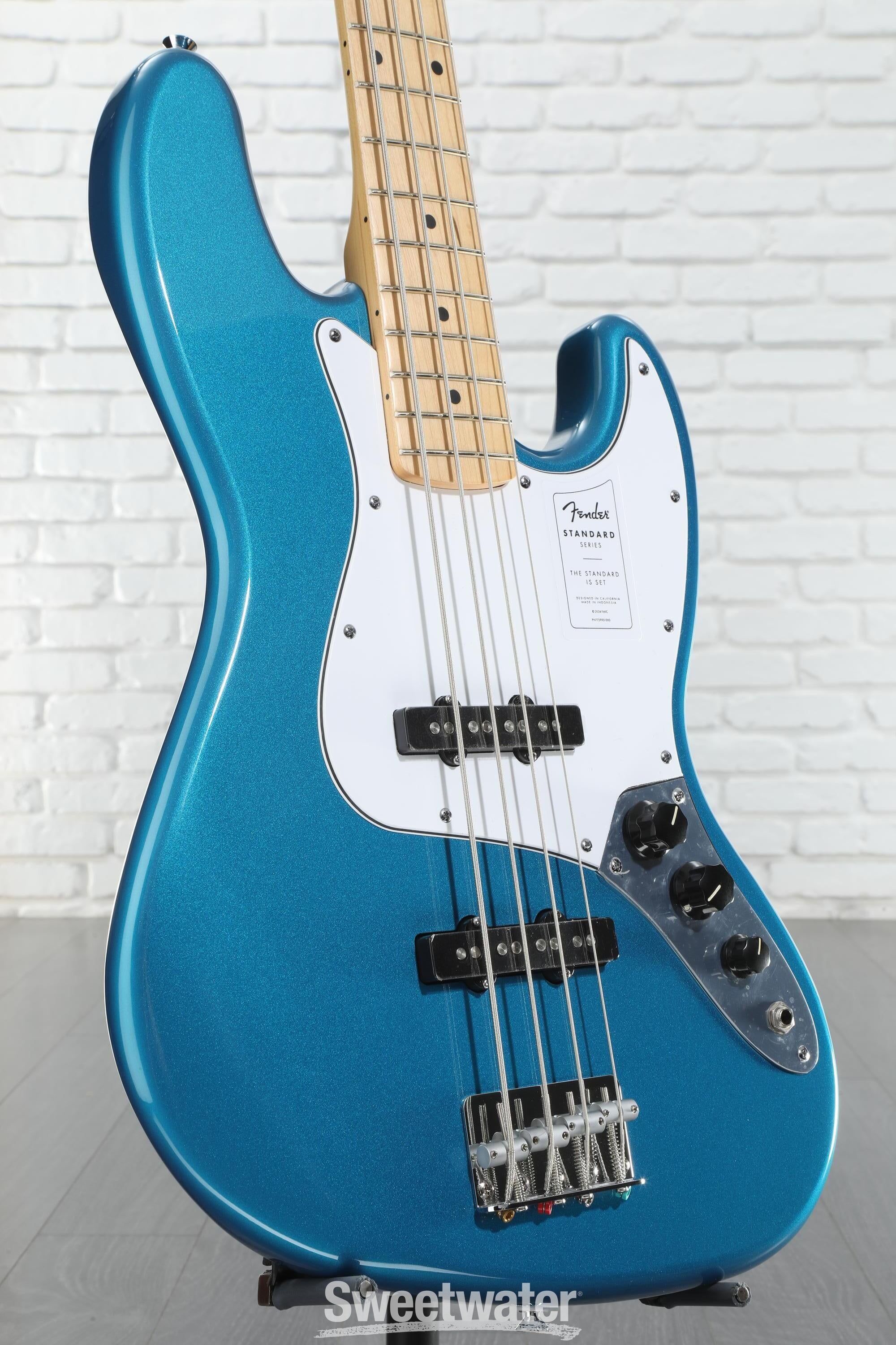 Fender Standard Jazz Bass - Aqua Marine Metallic, Maple