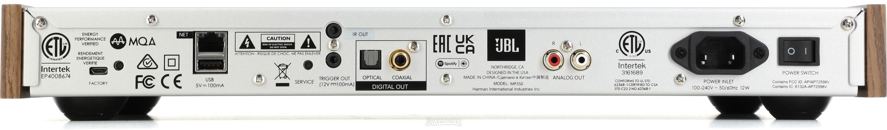 JBL MP350 Classic Digital Media Player | Sweetwater JBL MP350 Classic Digital Media Player | Sweetwater