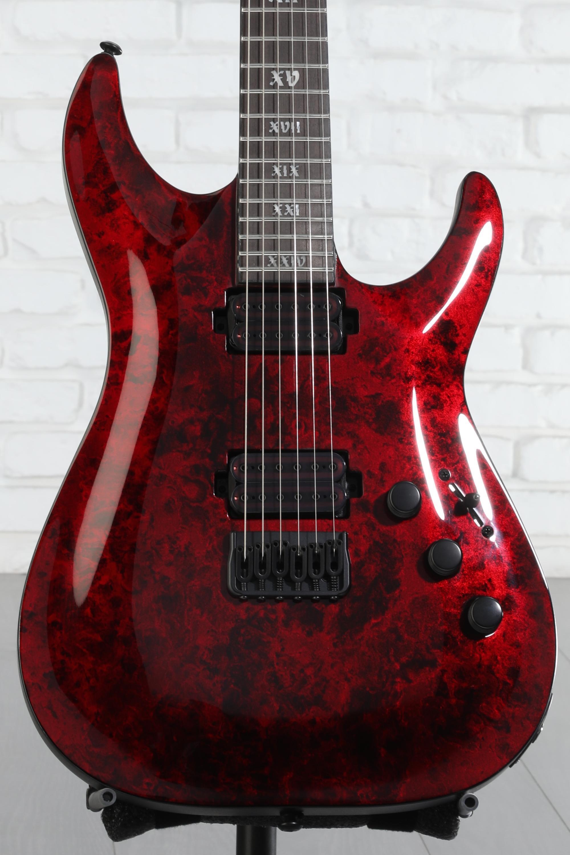 Schecter C-1 Apocalypse Electric Guitar - Red Reign | Sweetwater