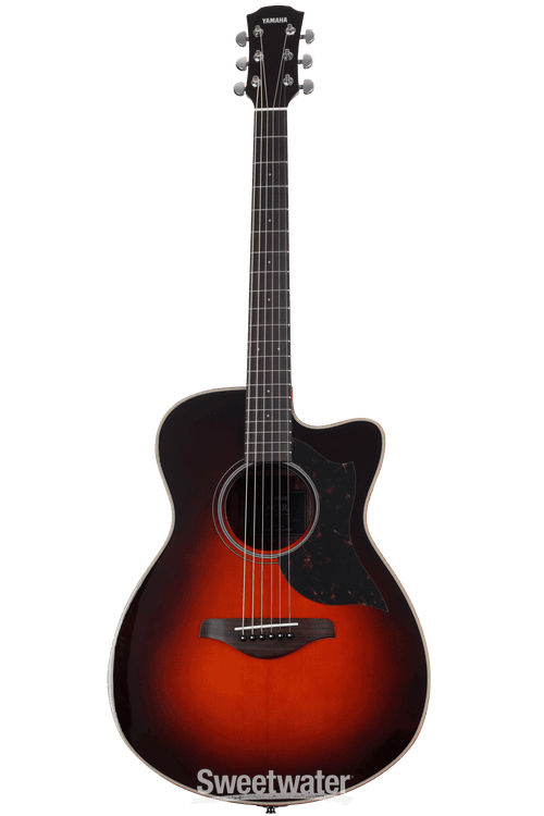 Yamaha AC1R Concert Cutaway Acoustic-electric Guitar - Tobacco
