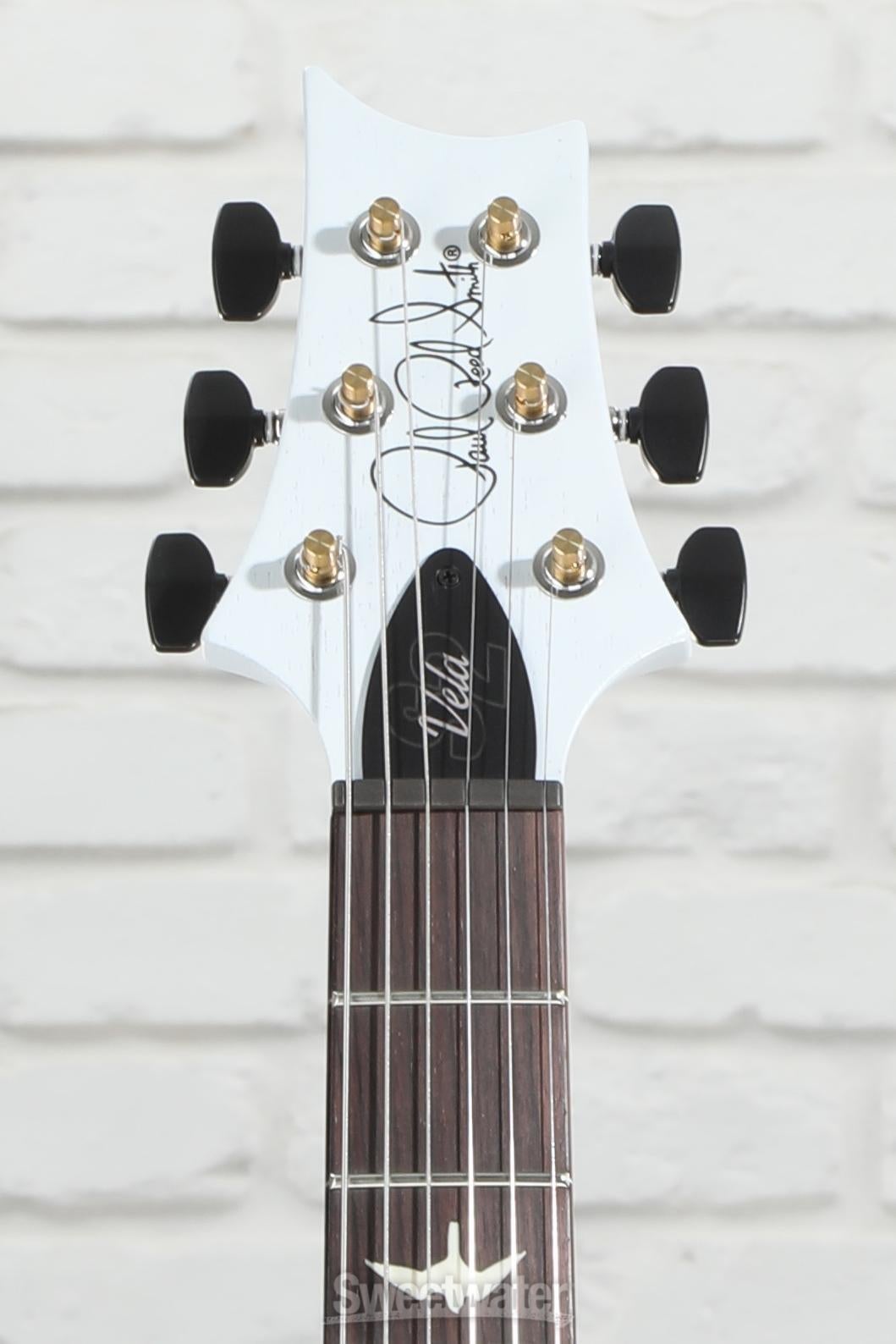 PRS S2 Vela Semi-Hollow Satin Electric Guitar - Pearl White