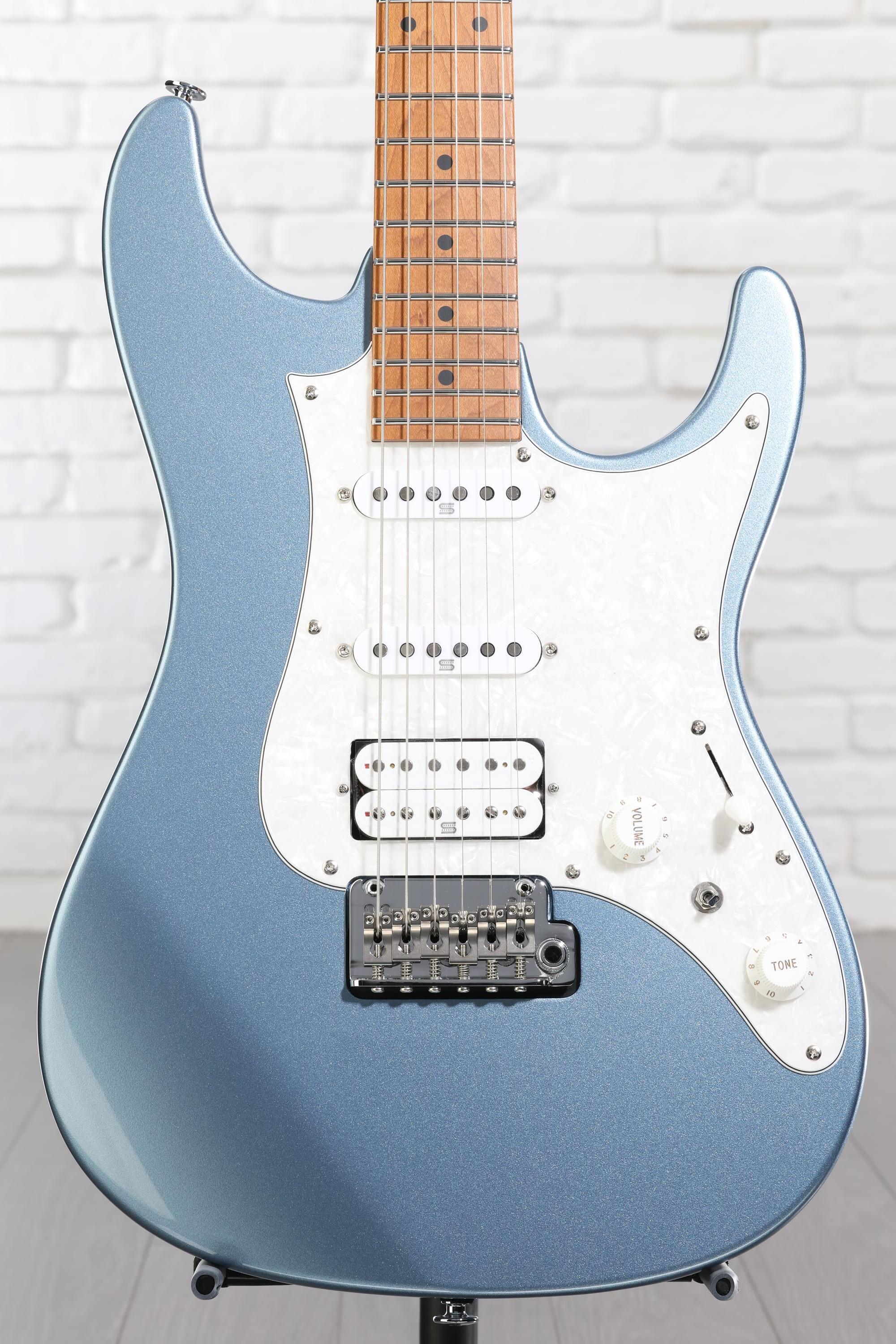 Ibanez Prestige AZ2204 - Ice Blue Metallic Reviews | Sweetwater