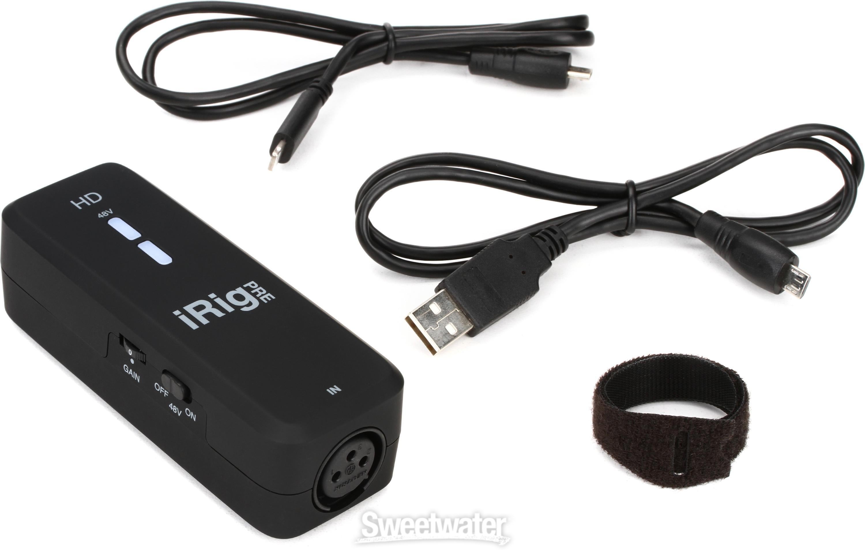 IK Multimedia iRig Pre HD iOS Microphone Preamp & Interface