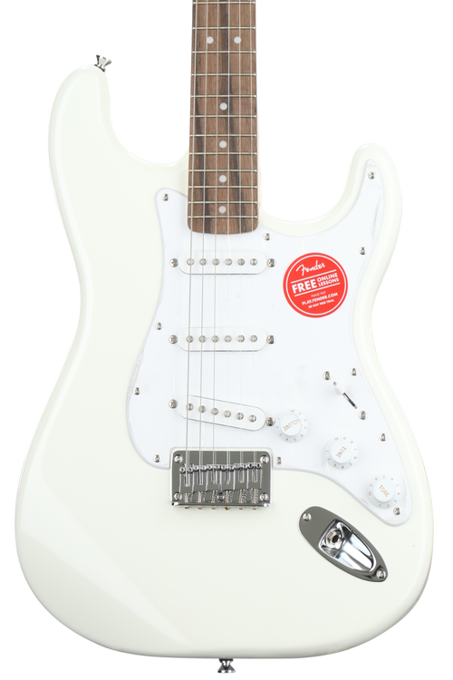 Squier Bullet Strat HT - Arctic White with Indian Laurel Fingerboard