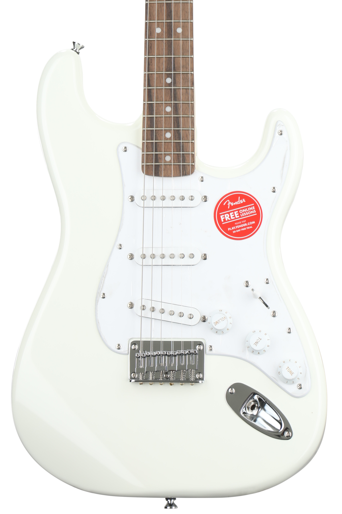 Squier Bullet Strat HT - Arctic White with Indian Laurel