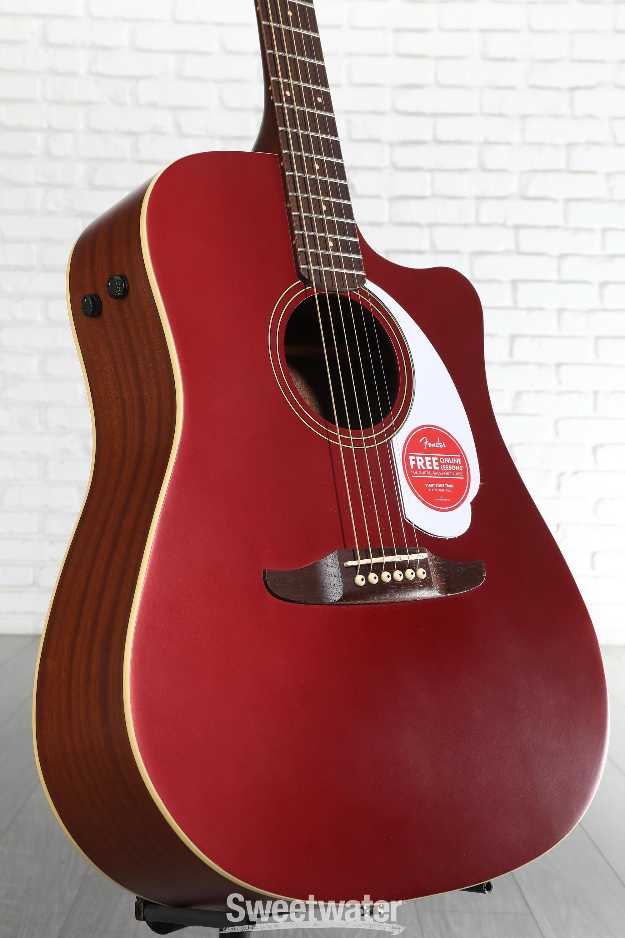 Photo of Fender Redondo Player Acoustic-electric Guitar - Candy Apple Red