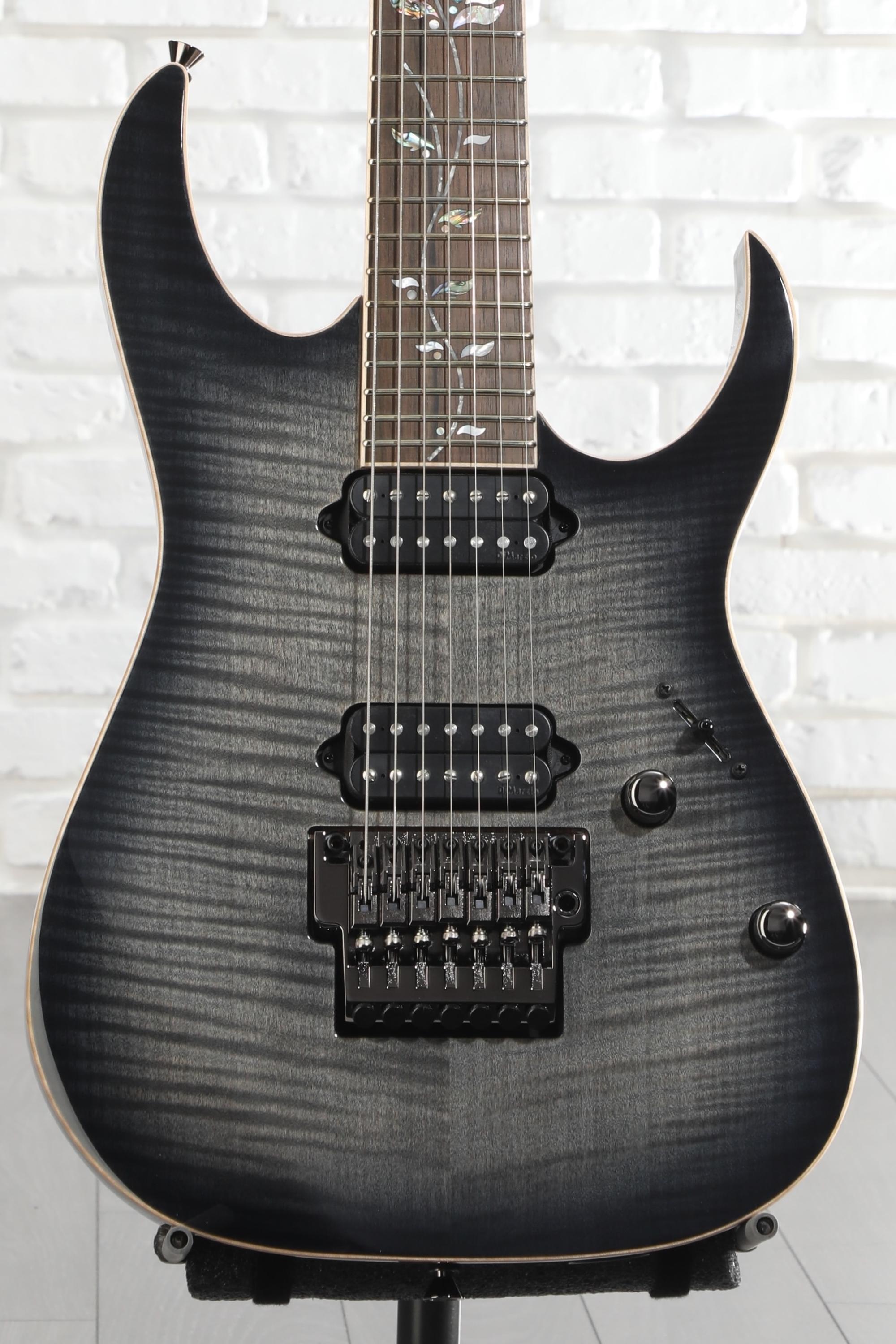 Ibanez J Custom RG8527 7-string Electric Guitar - Black Rutile