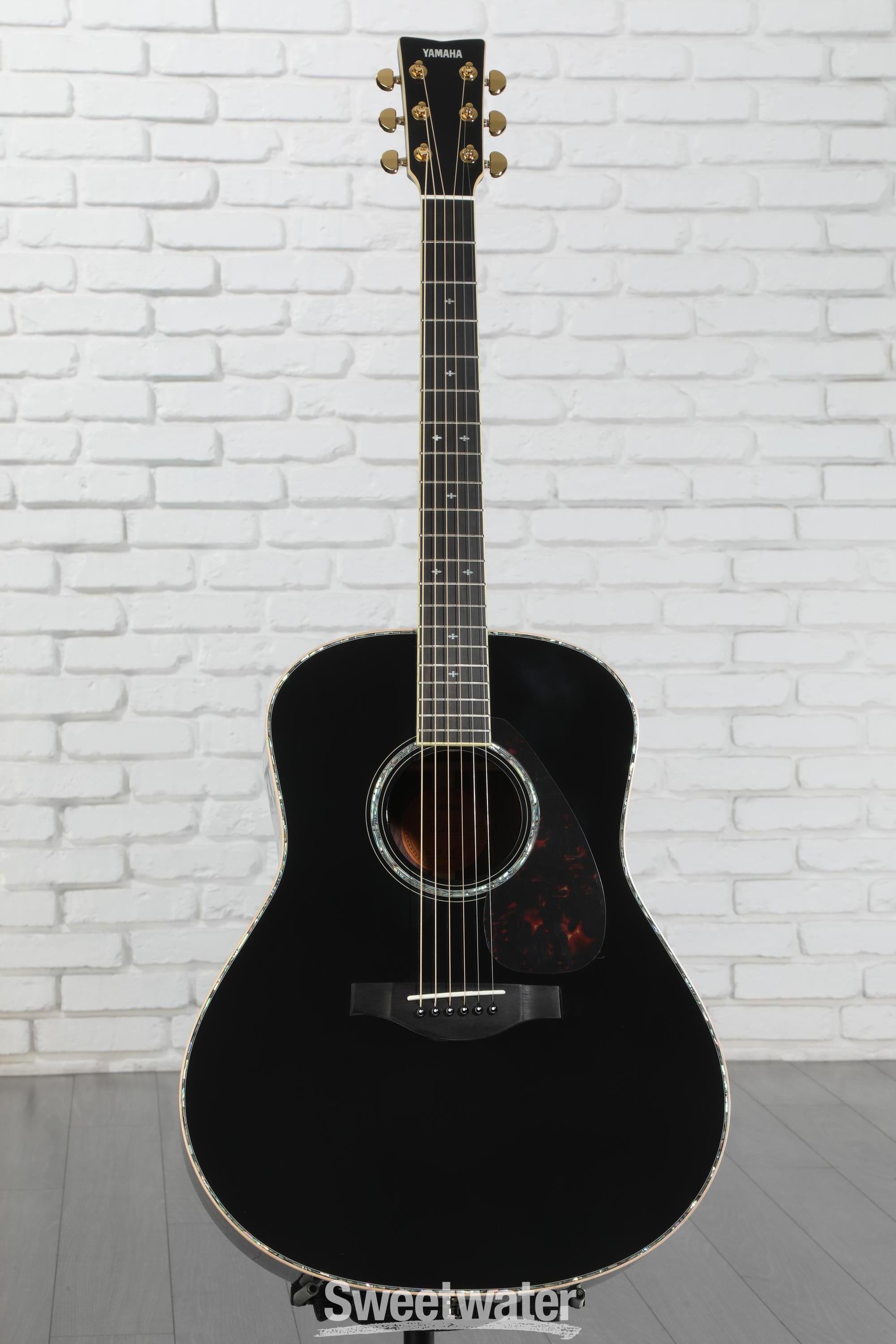 Yamaha LL16D ARE Original Jumbo Acoustic-electric Guitar - Black