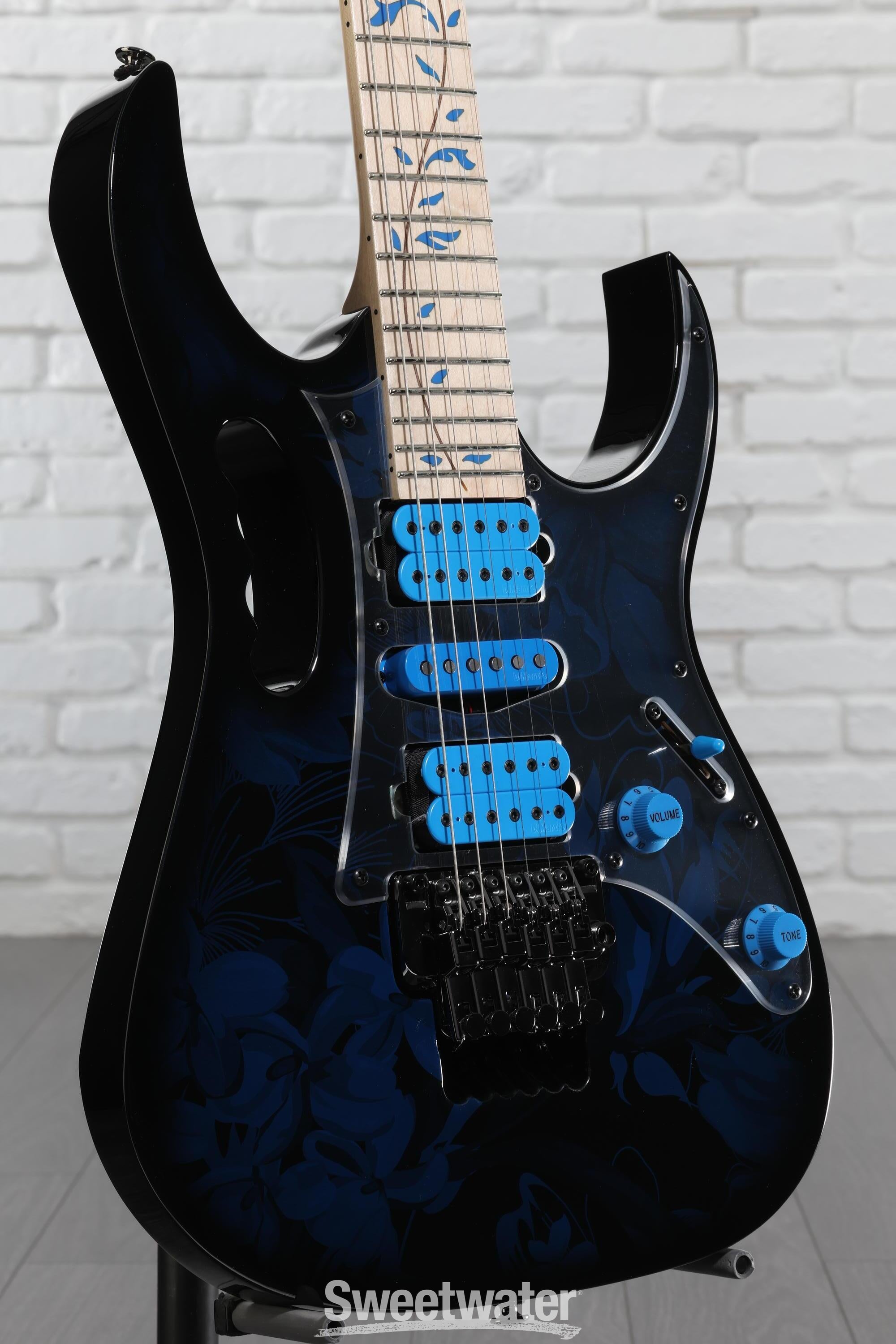 Ibanez Steve Vai Signature JEM77 - Blue Floral Pattern Reviews